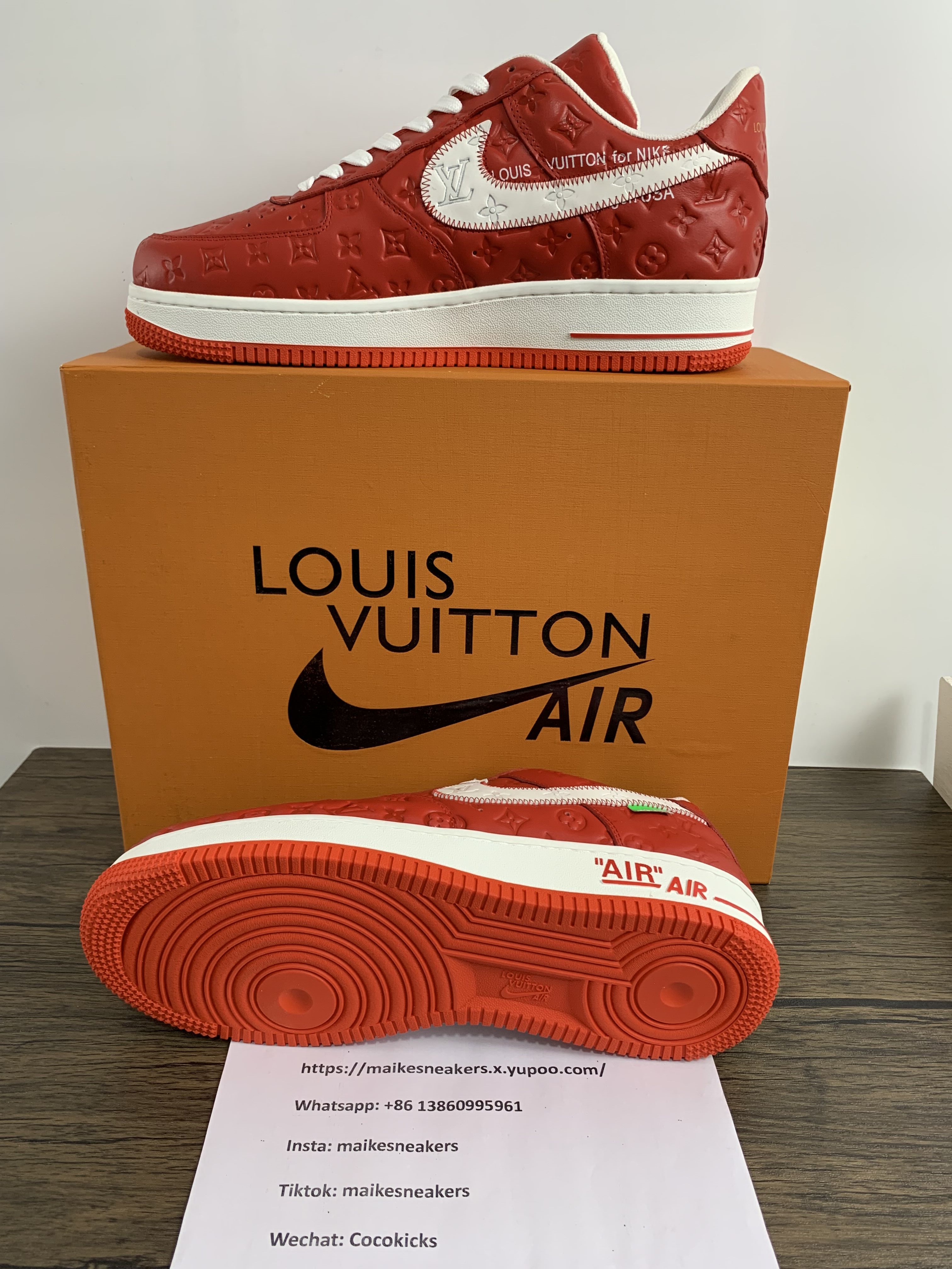 from Men L*ouis V*uitton * nike air force 1 Low Top Sneakers