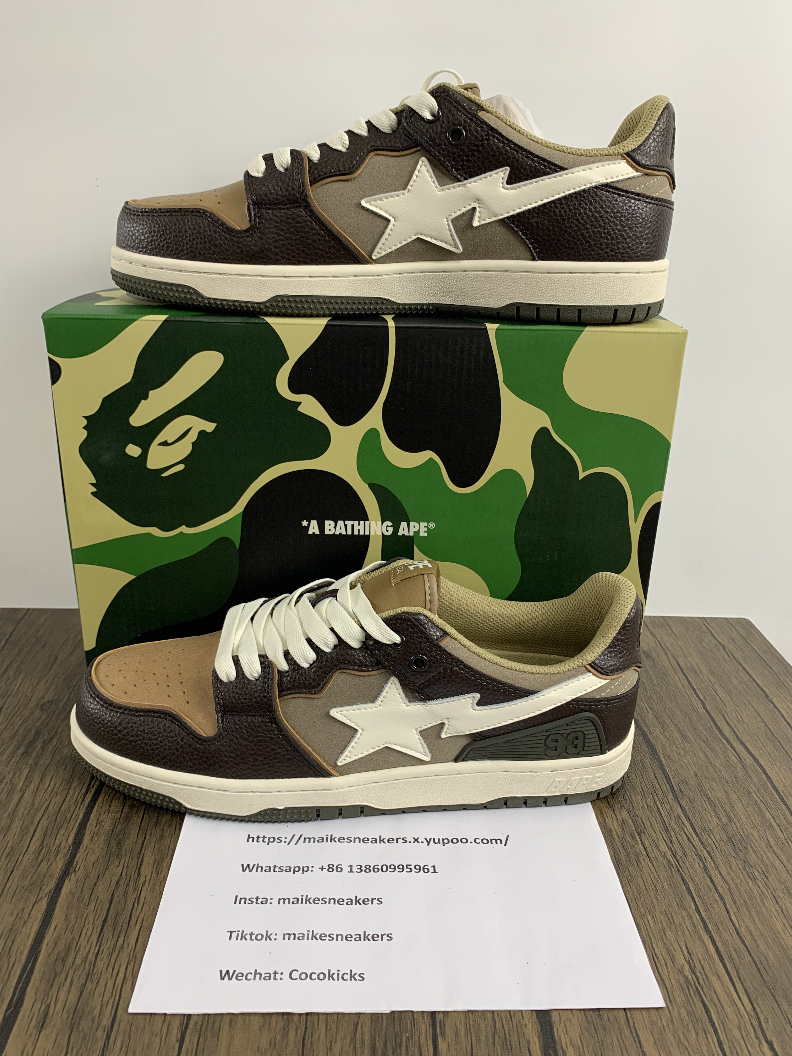 Men Women B*ape x Nk Air Force 1'07 Low *A BATHING APE * Top Sneaker