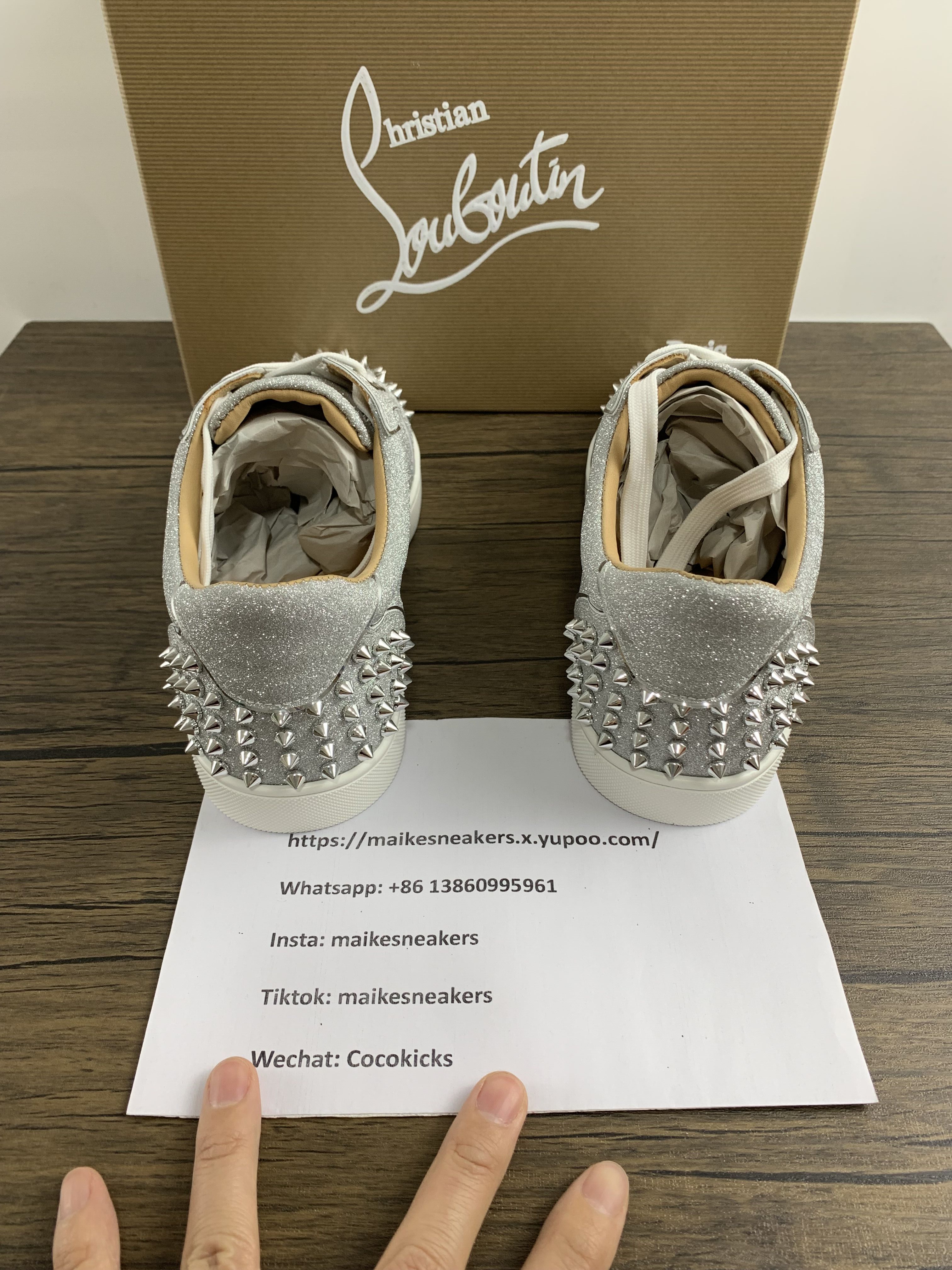 C*hristian ·Louboutin men women TOP sneakers