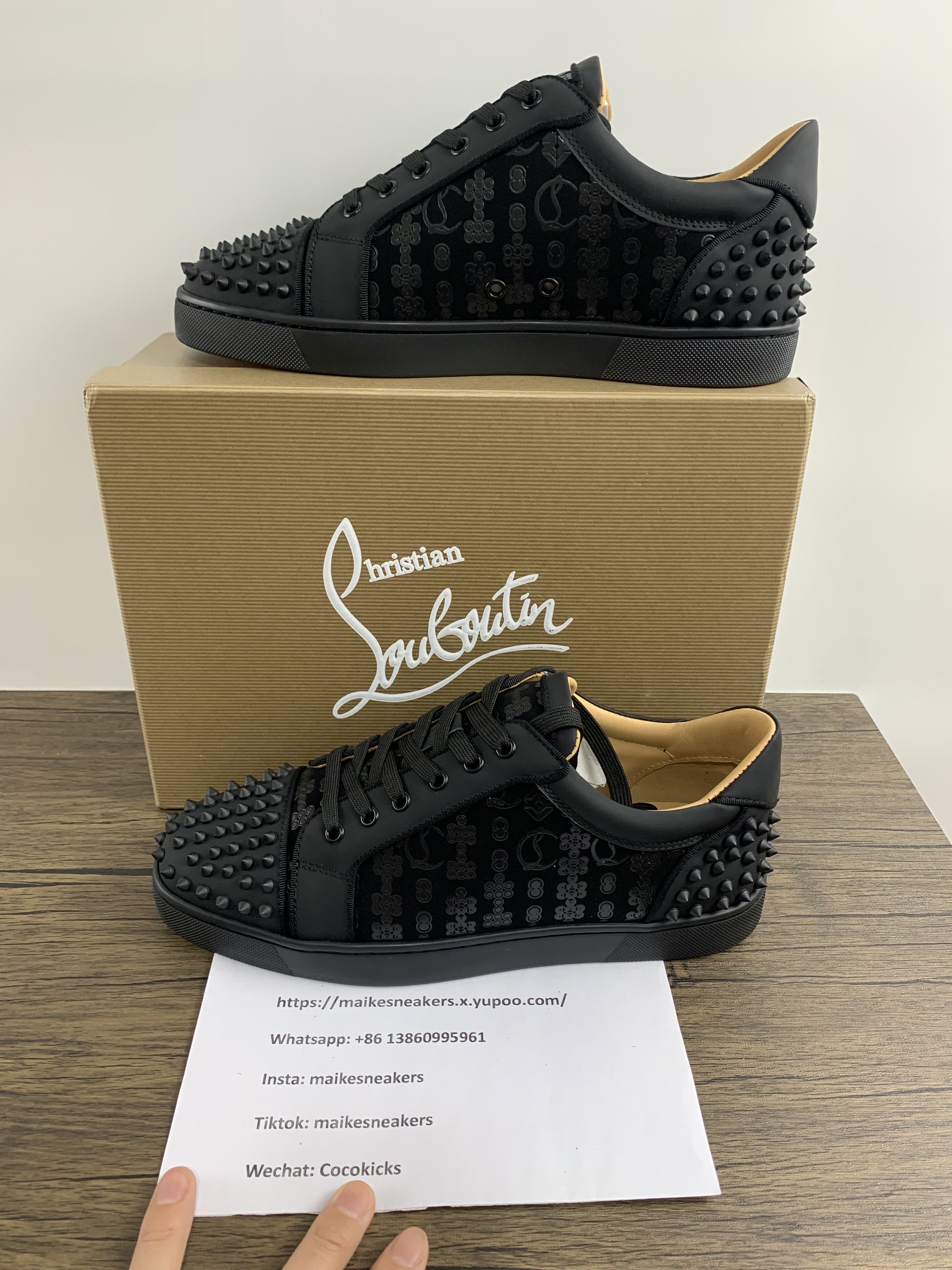C*hristian ·Louboutin men women TOP sneakers