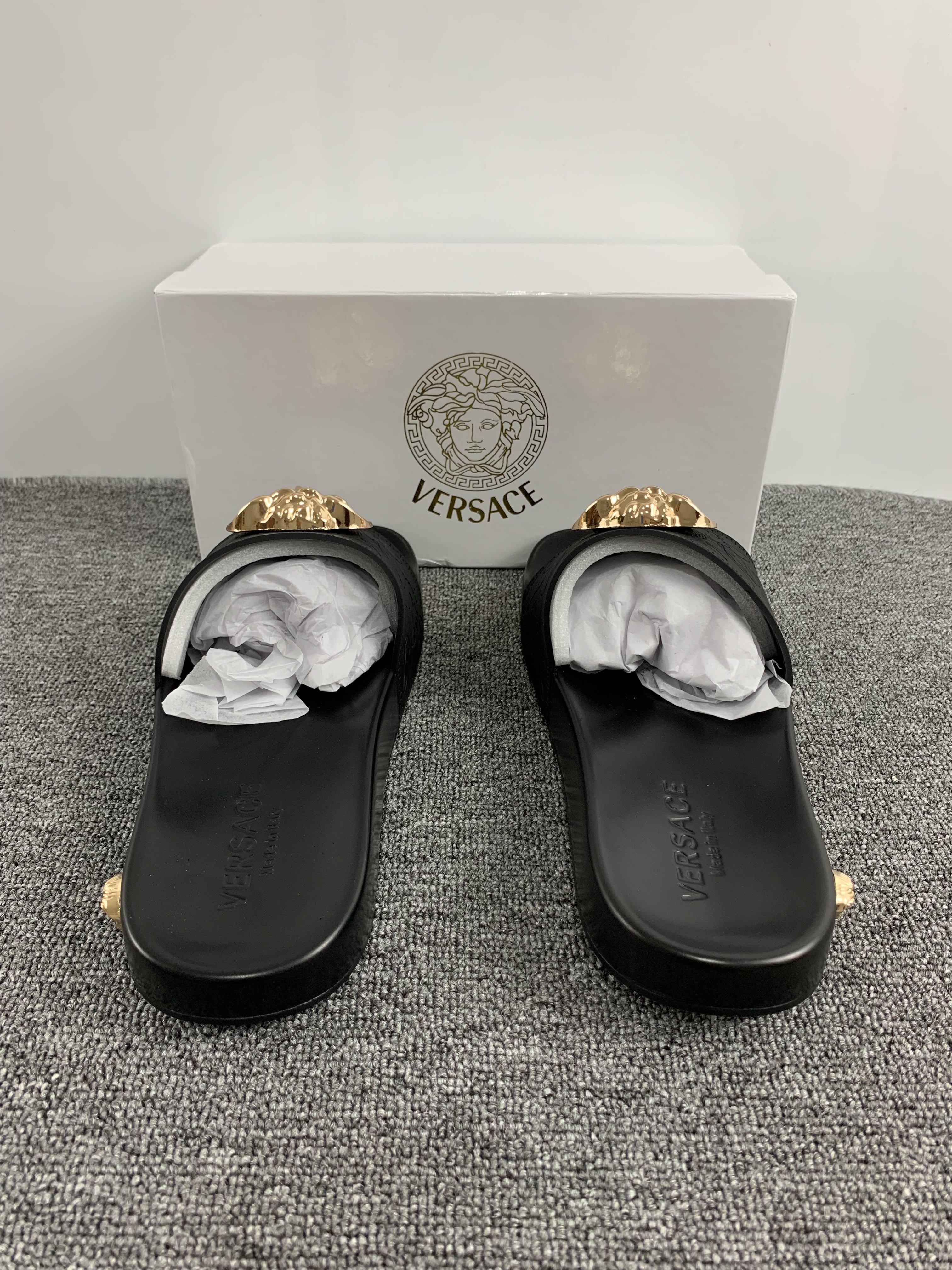 Men Women V*ersace Top Sandals