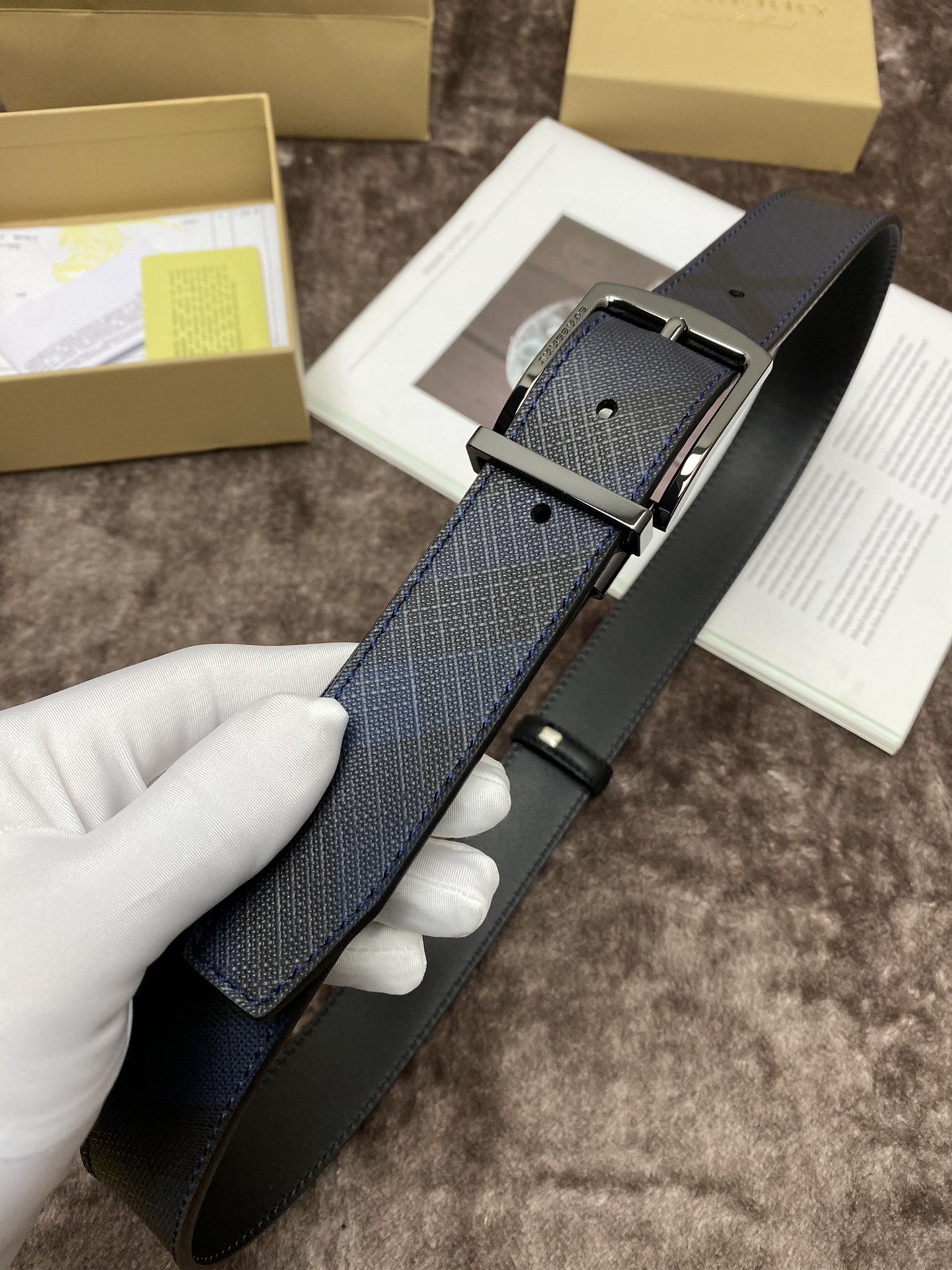 B*urberrry Belts Top Quality 35MM