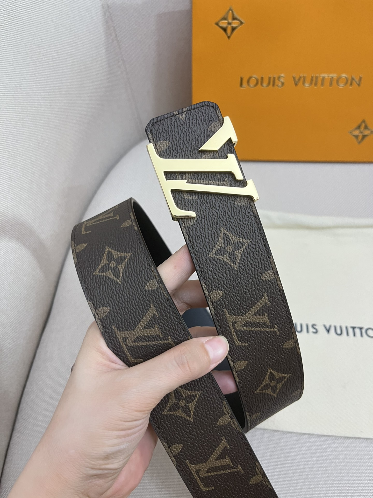 L*ouis V*uitton Belts Top Quality 40MM