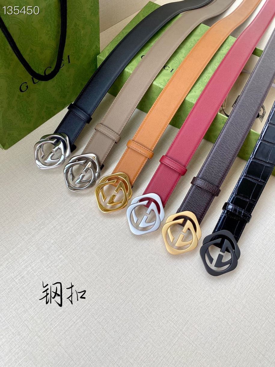 G*ucci Belts Top Quality 38MM