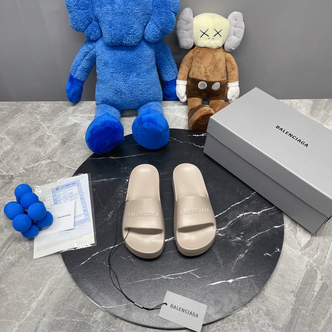 Men Women B*lenciaga Top slippers