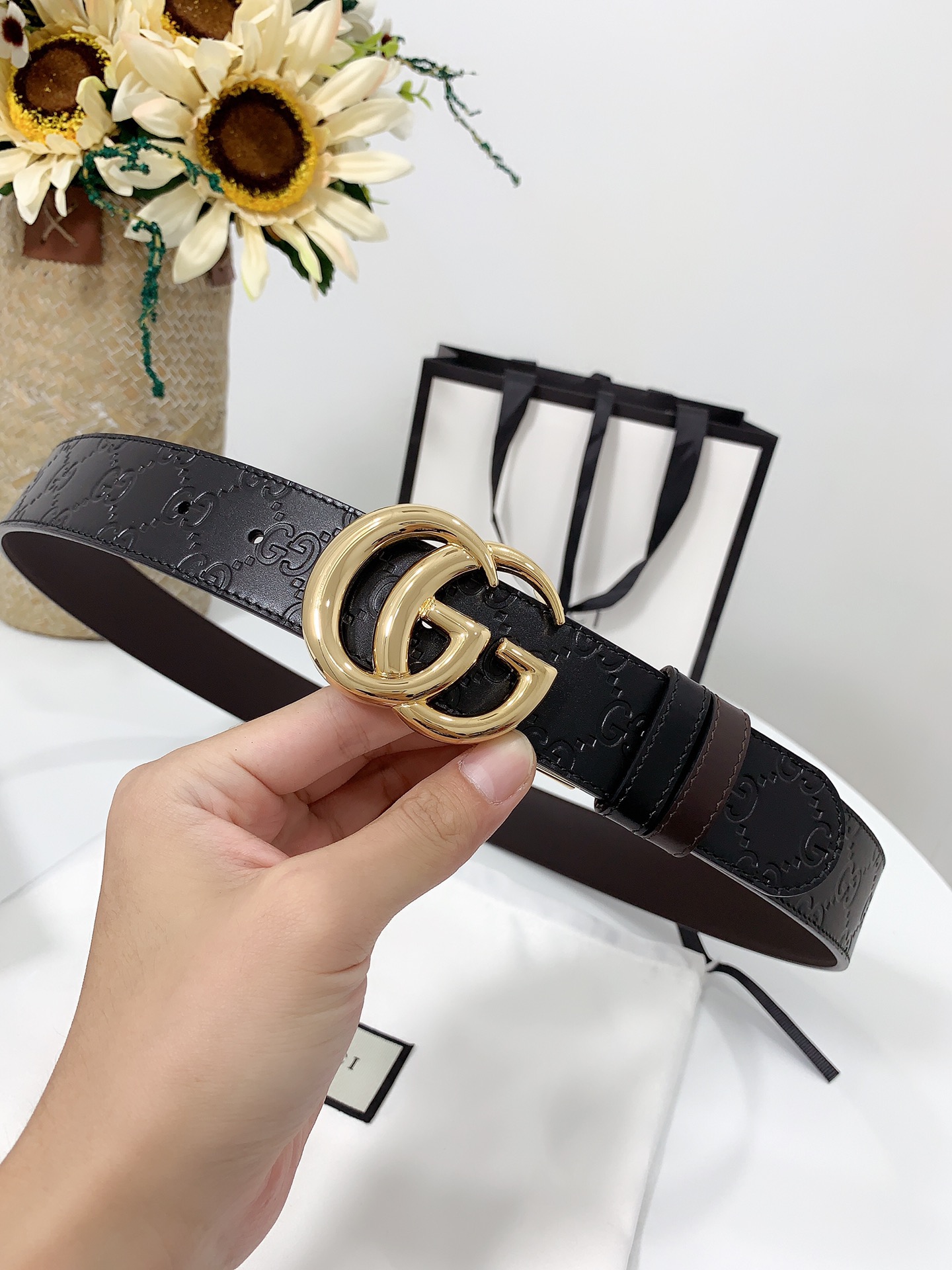 G*ucci Belts Top Quality 37MM