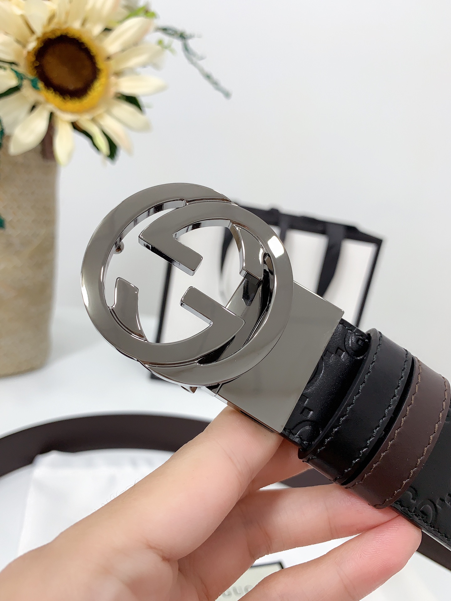 G*ucci Belts Top Quality 37MM