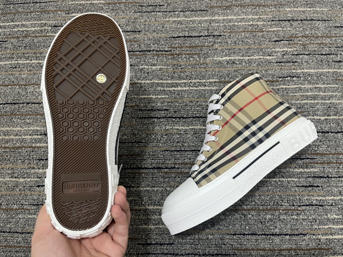 Men Women B*urberry Top Sneakers