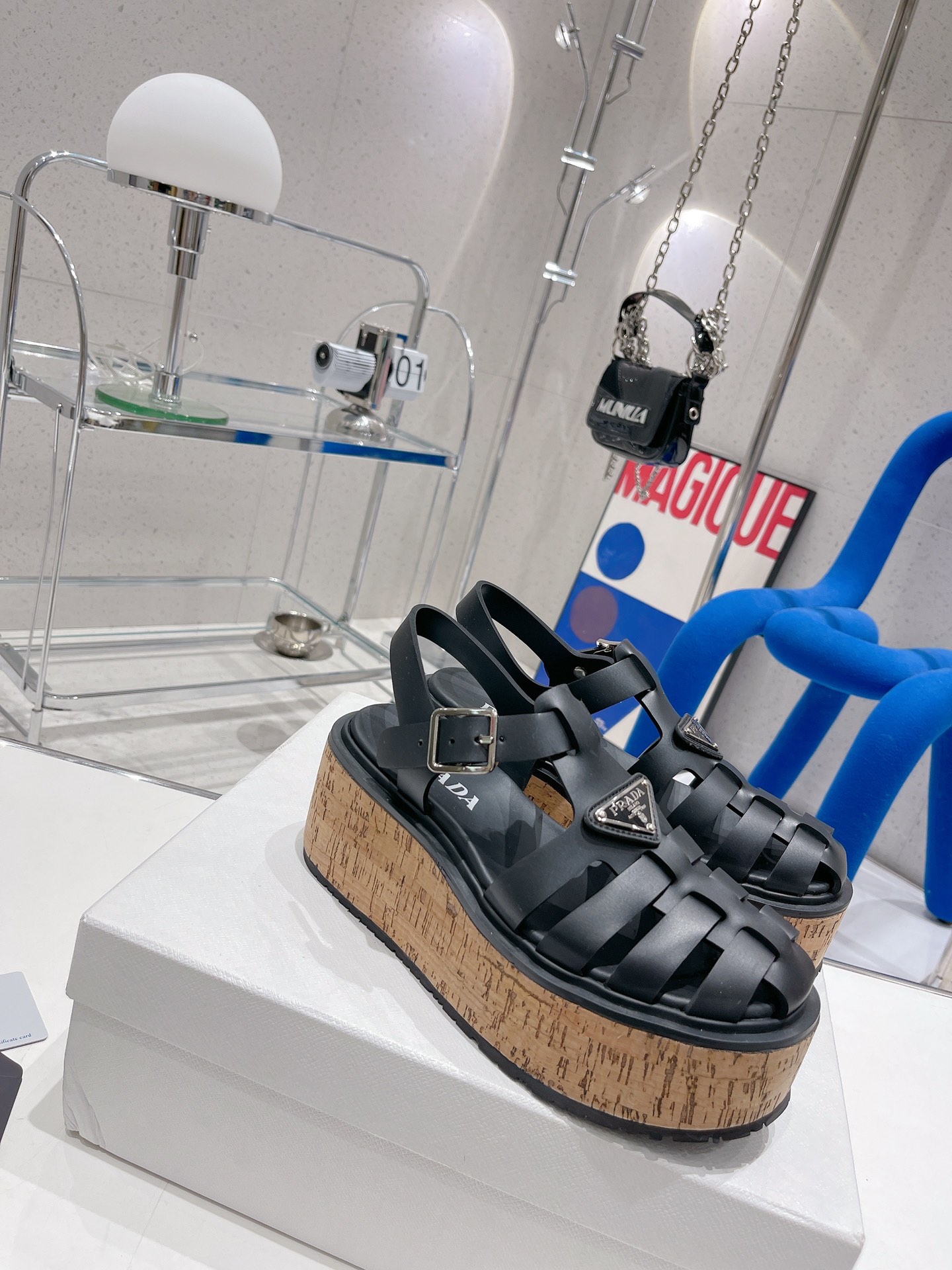 Women P*rada Top Quality Sandals