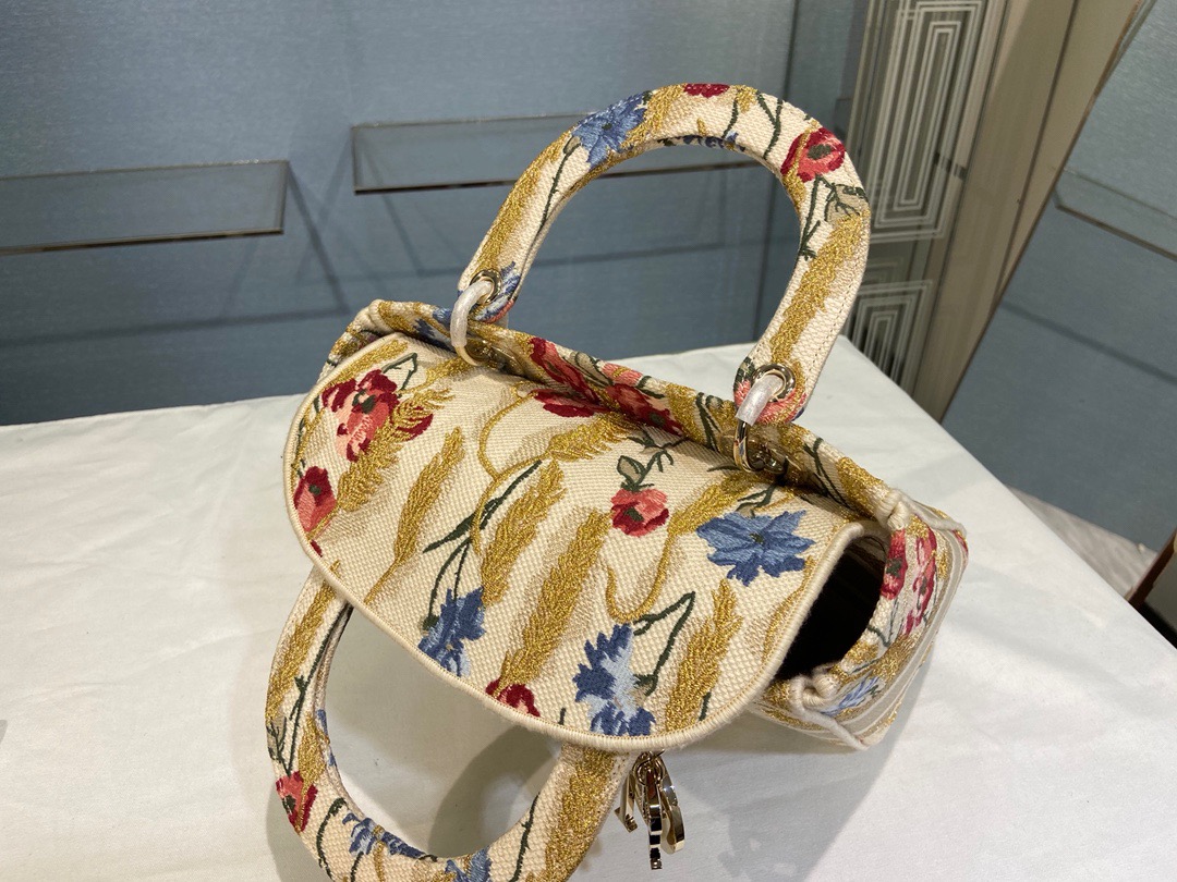 D*ior Lady D-Lite handbag Top Quality 24*11*20cm