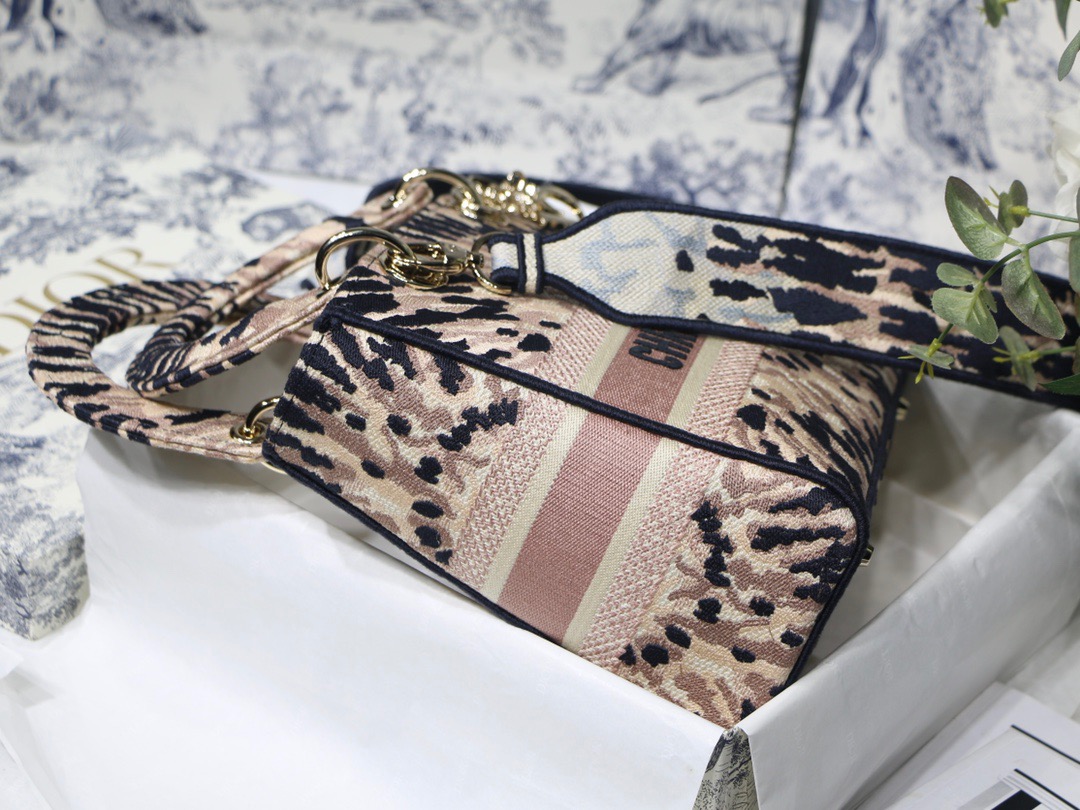 D*ior Lady D-Lite handbag Top Quality 24*11*20cm