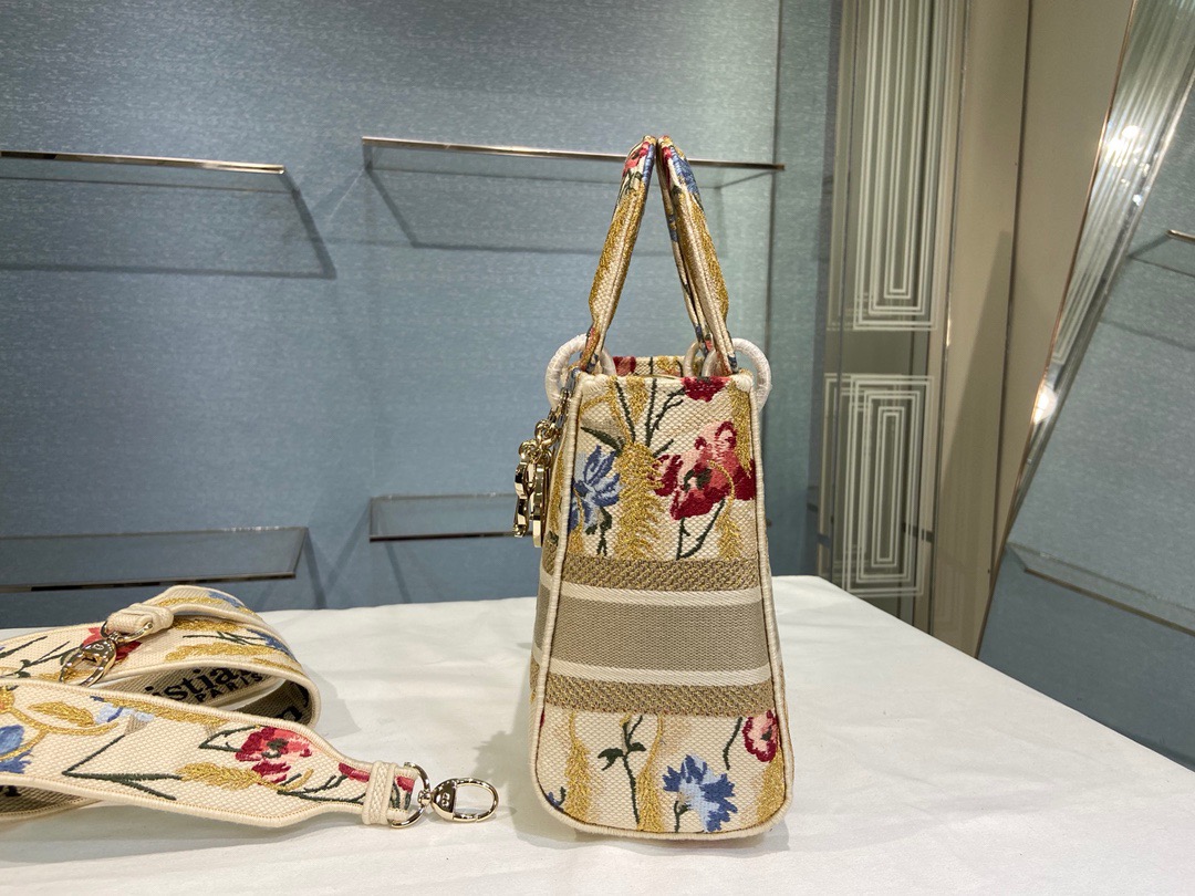 D*ior Lady D-Lite handbag Top Quality 24*11*20cm