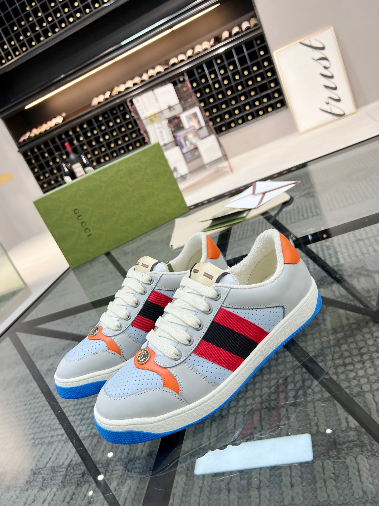 Men Women G*ucci Top Sneaker