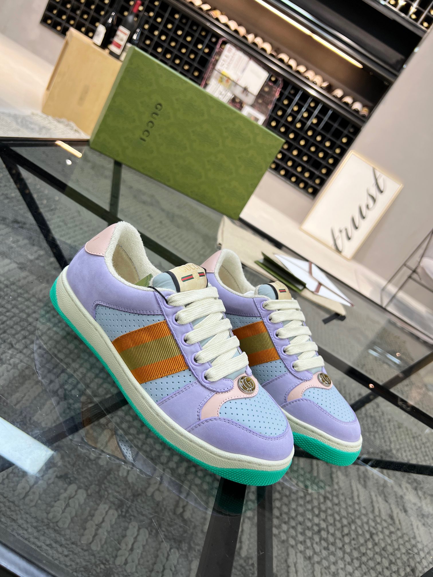 Men Women G*ucci Top Sneaker