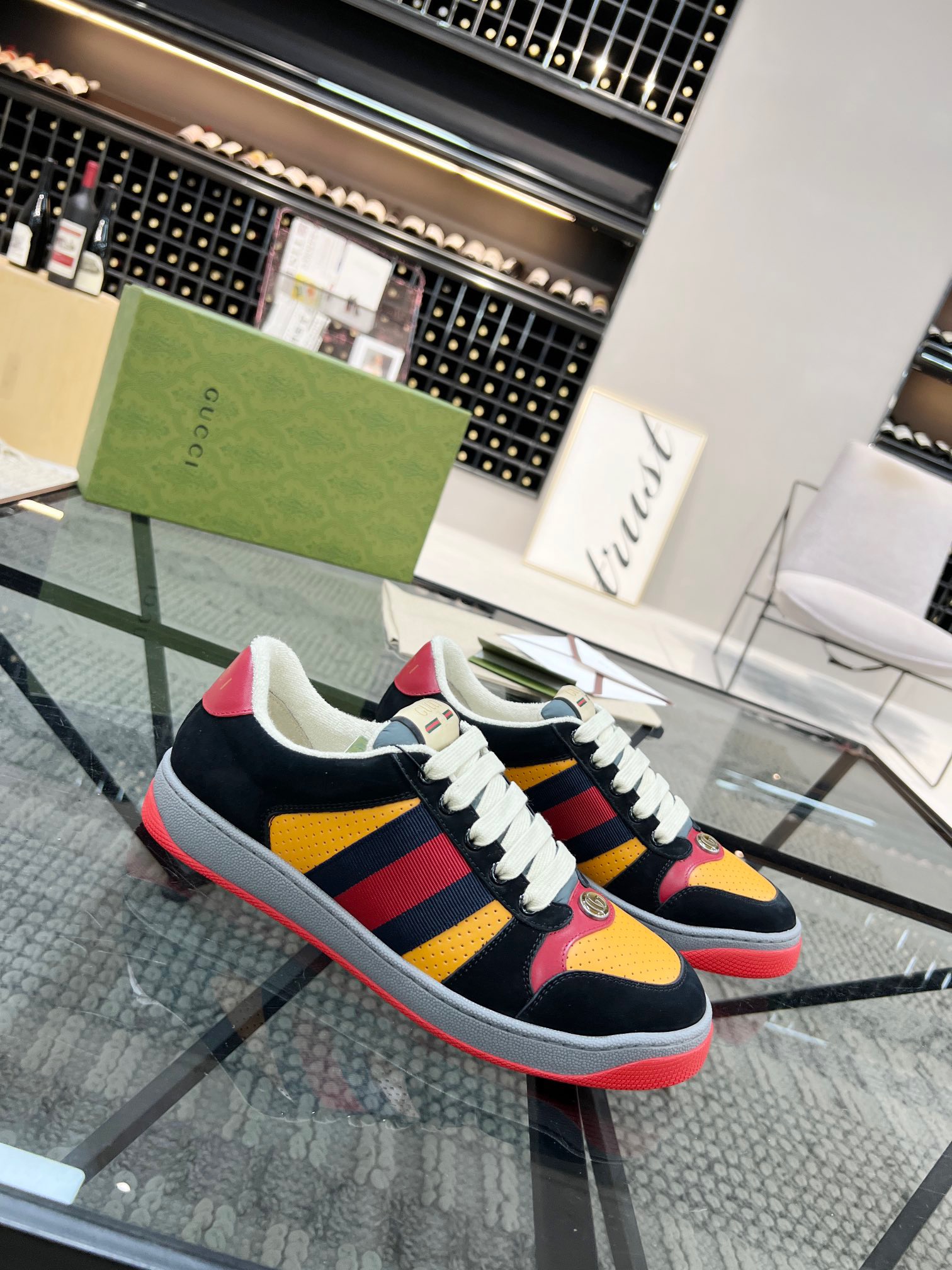 Men Women G*ucci Top Sneaker