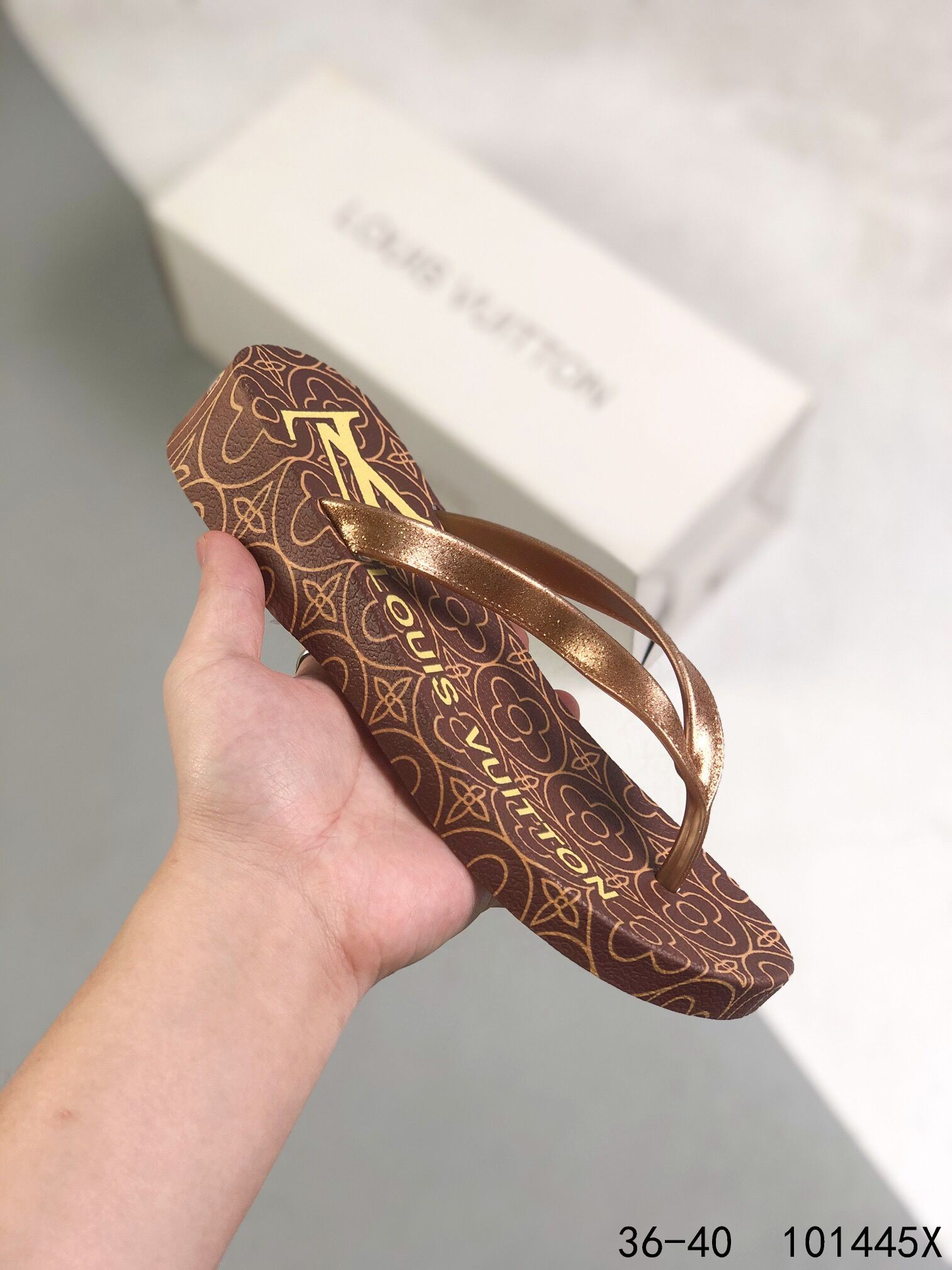 Women L*ouis V*uitton Top Slippers