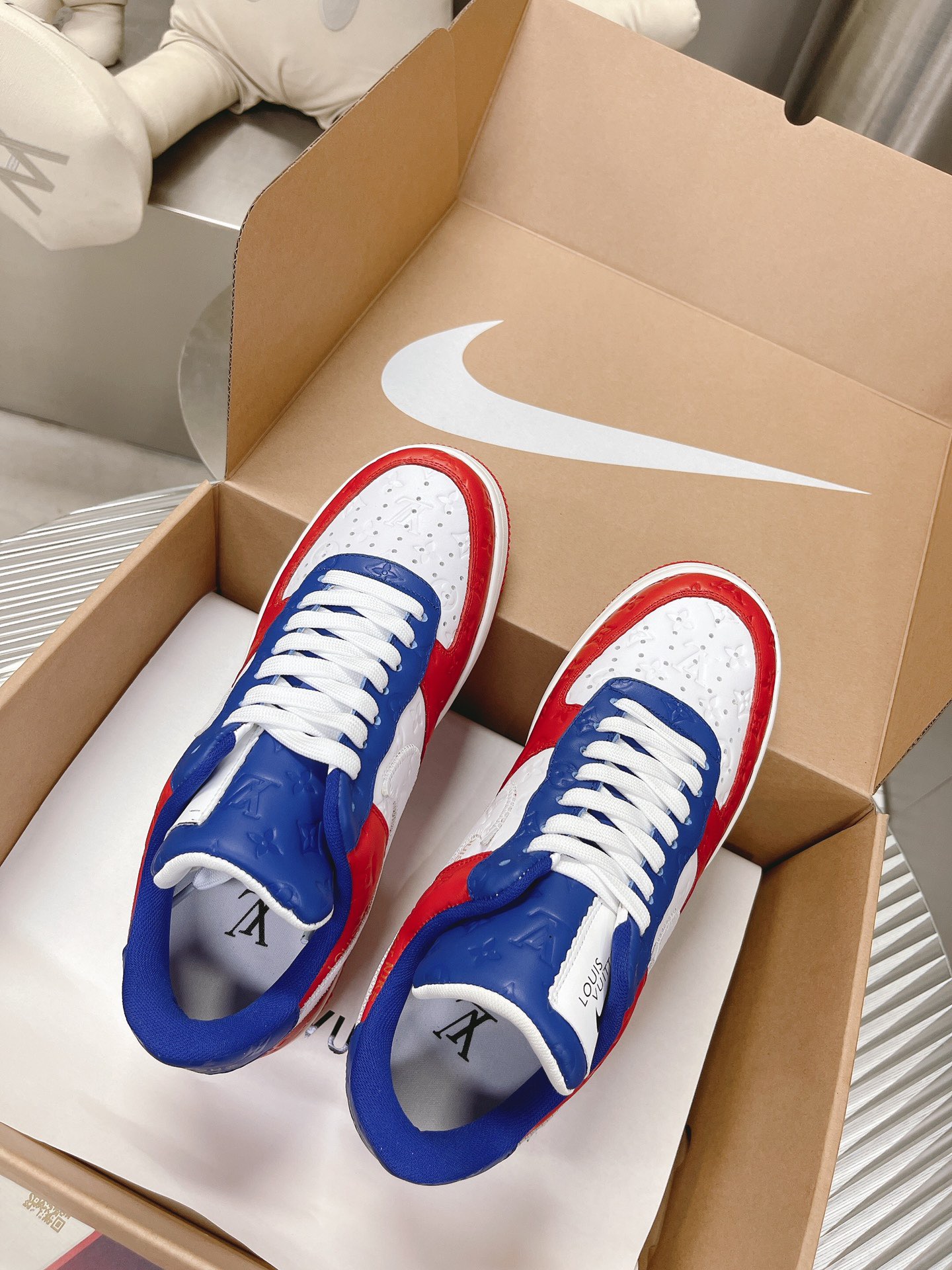 from Men L*ouis V*uitton x OFF-WHITE x Nike Top Sneakers