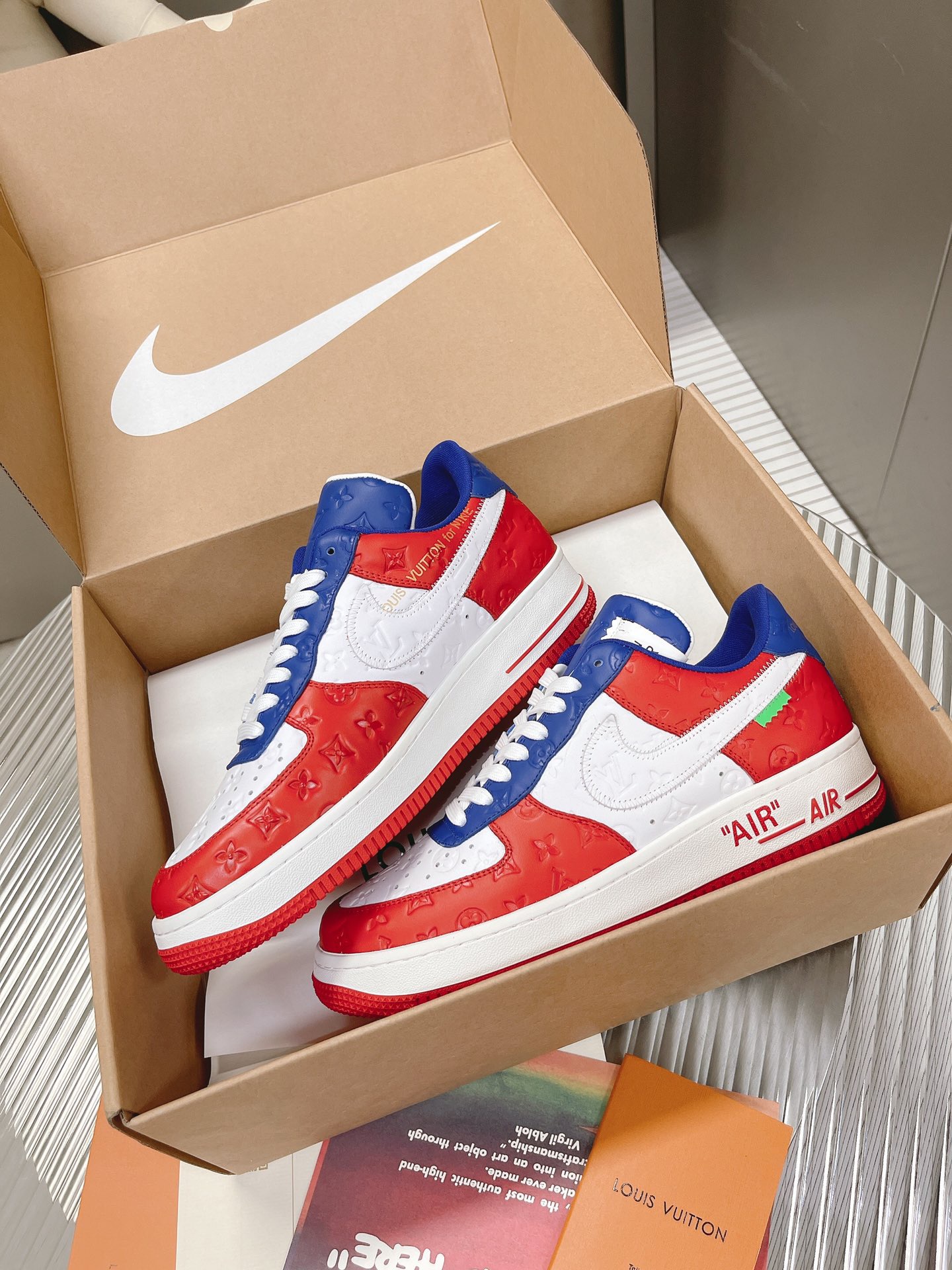 from Men L*ouis V*uitton x OFF-WHITE x Nike Top Sneakers