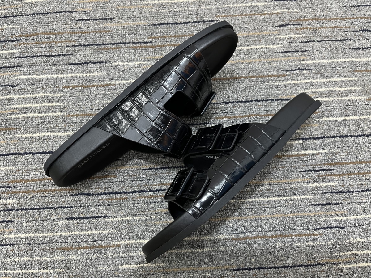 Men B*alenciaga Top Slippers