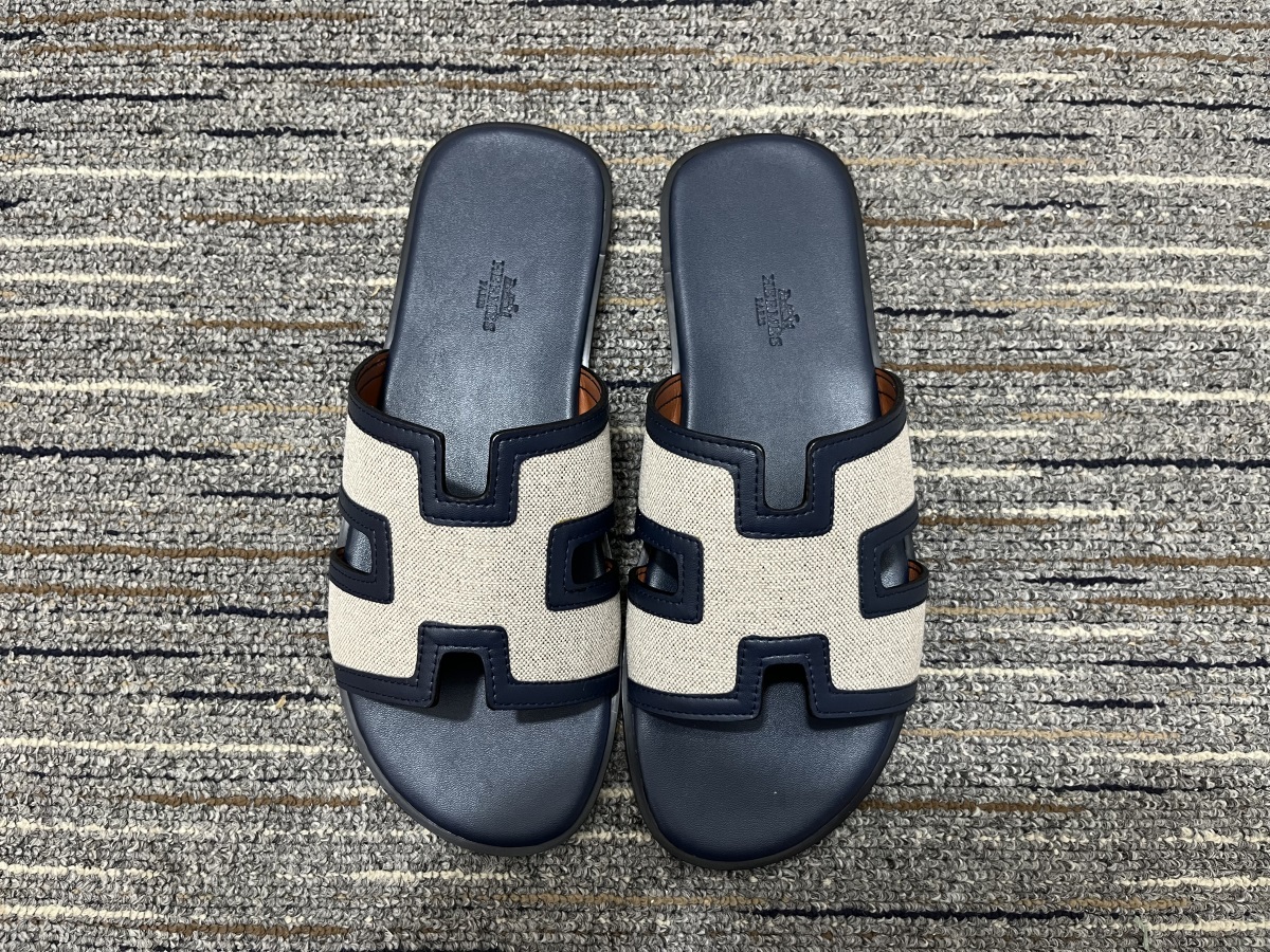 Women H*ermes Top Slippers
