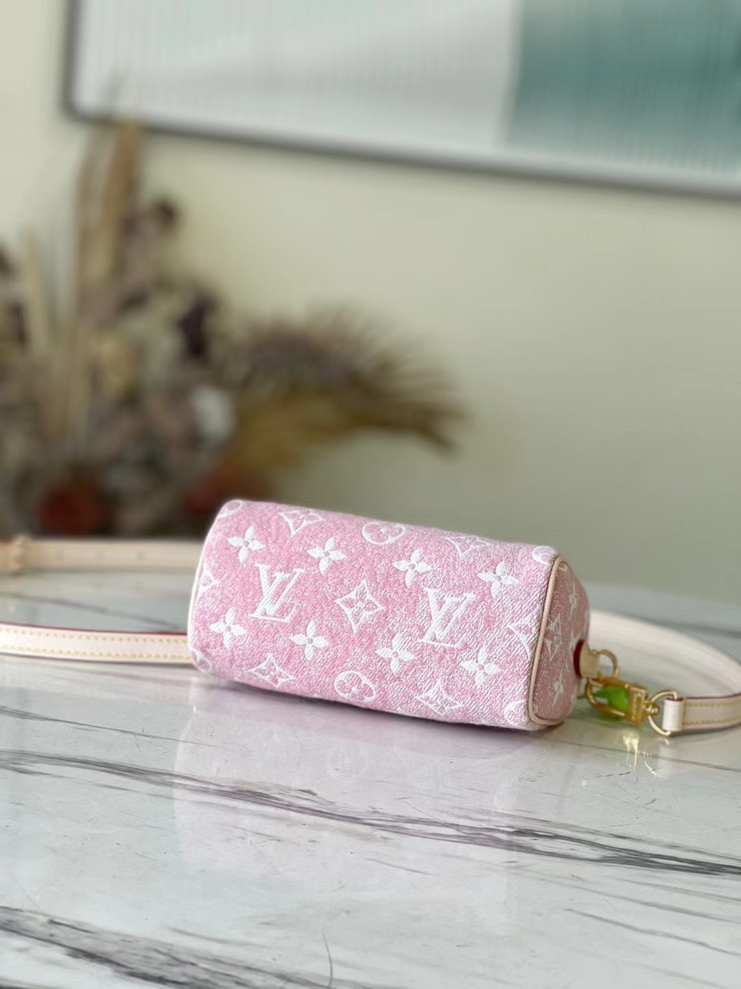 Lady L*ouis V*uitton nano speedy handbag Top Quality M81213 16*10*7.5CM