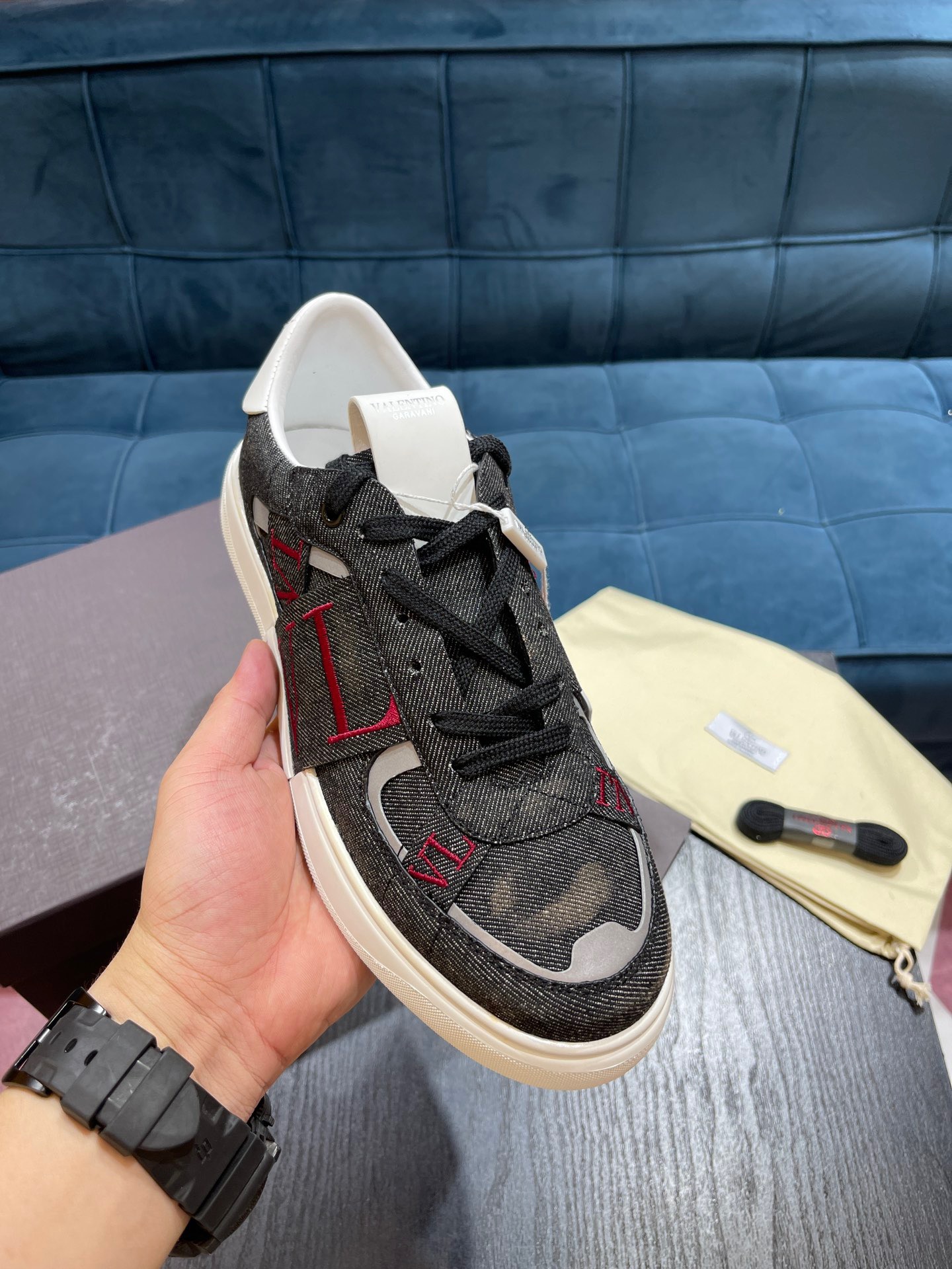 Women Men V*alentino Top Sneakers