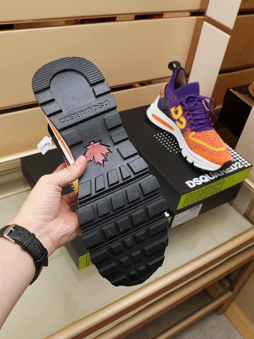 Men Women D*SQUARED2 match Top Sneaker