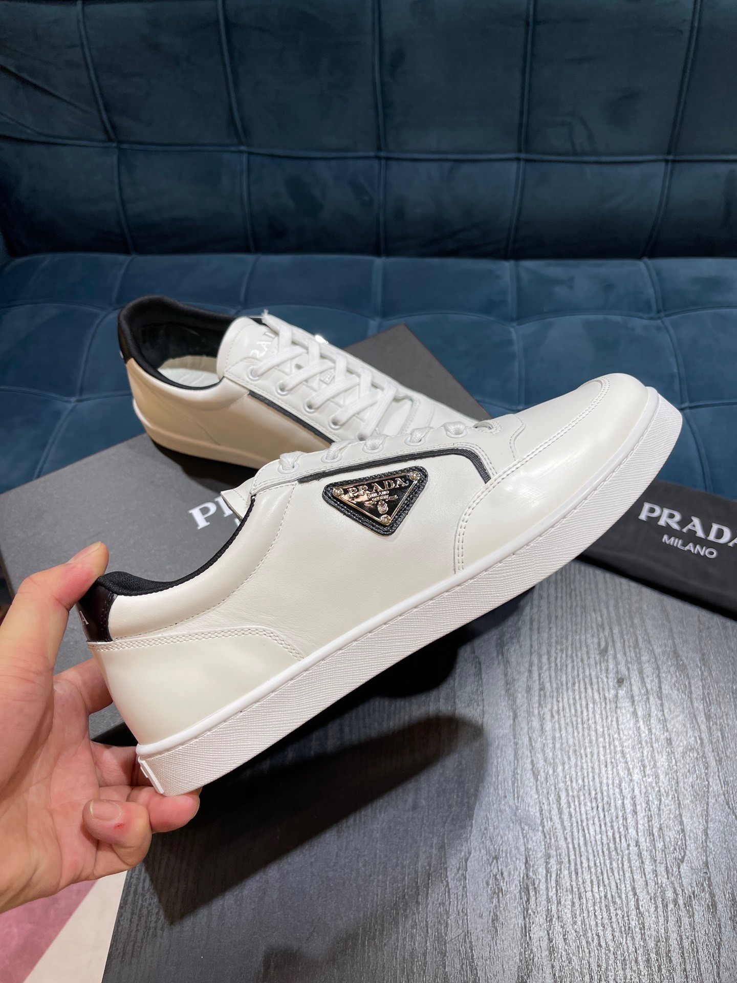 Men P*rada Top Sneaker