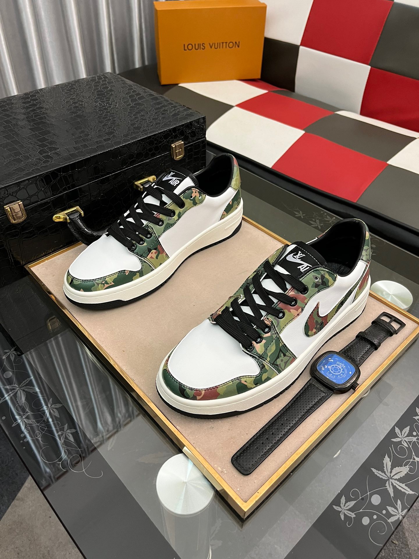 from Men L*ouis V*uitton nike air Top Sneakers