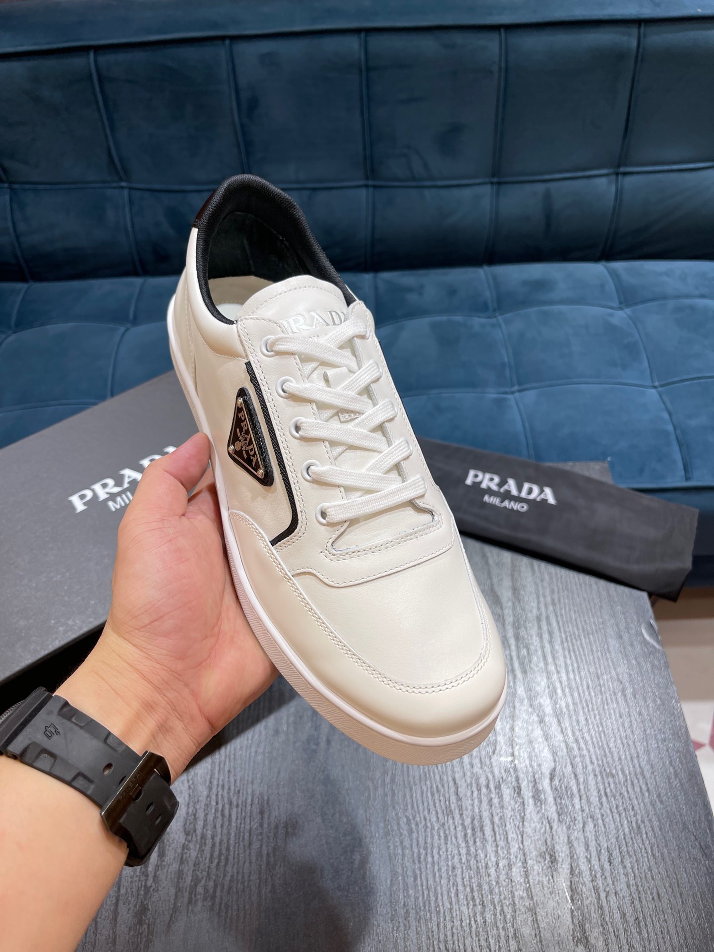 Men P*rada Top Sneaker