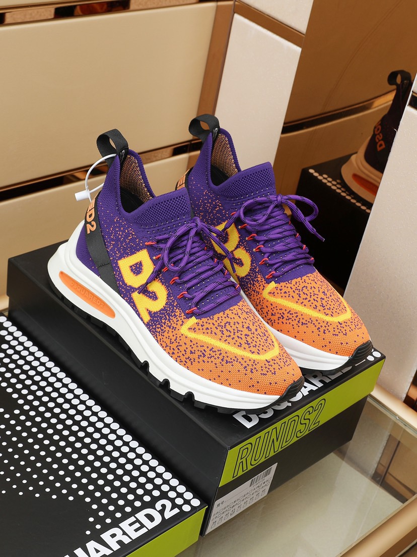 Men Women D*SQUARED2 match Top Sneaker