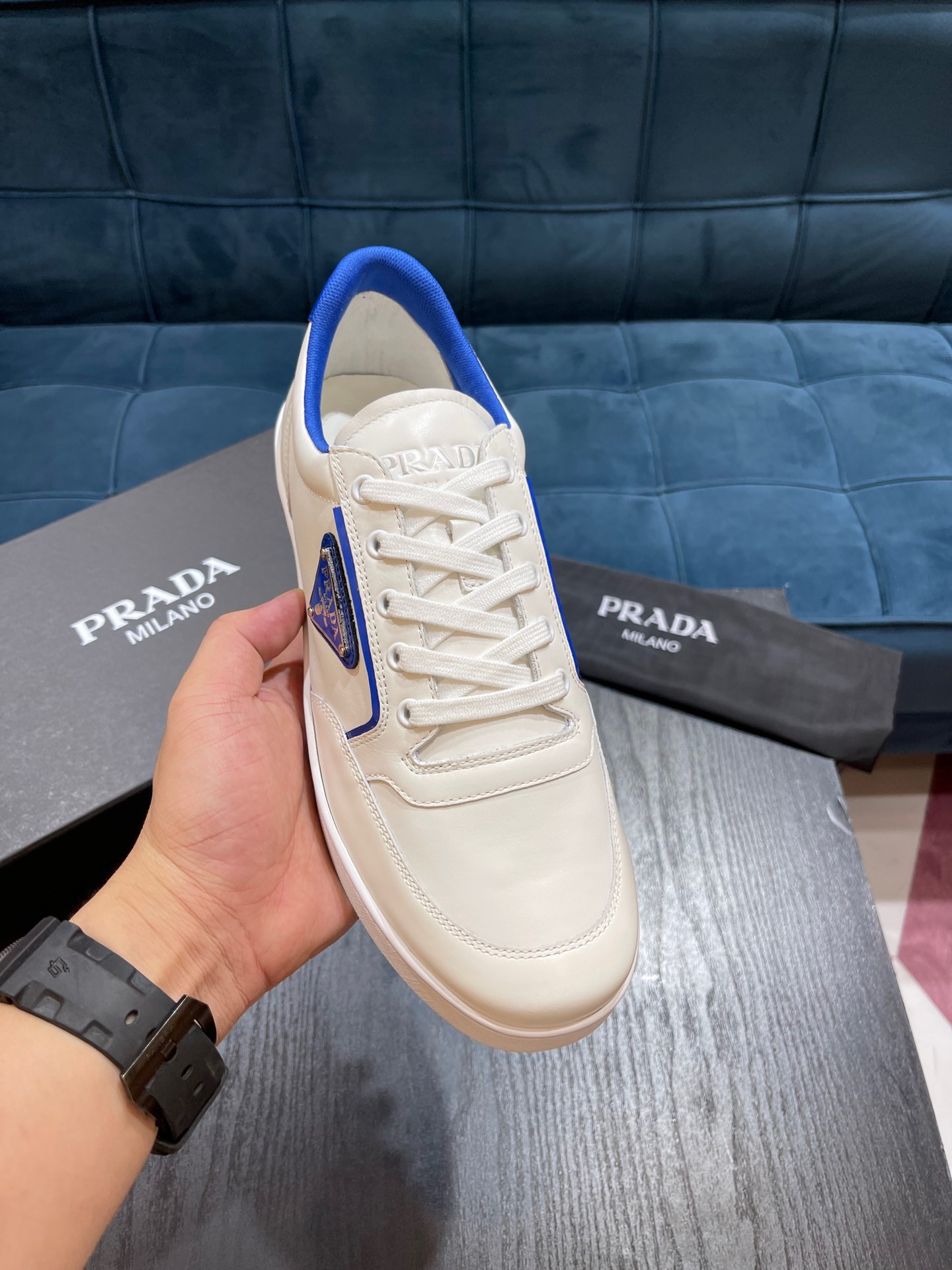 Men P*rada Top Sneaker