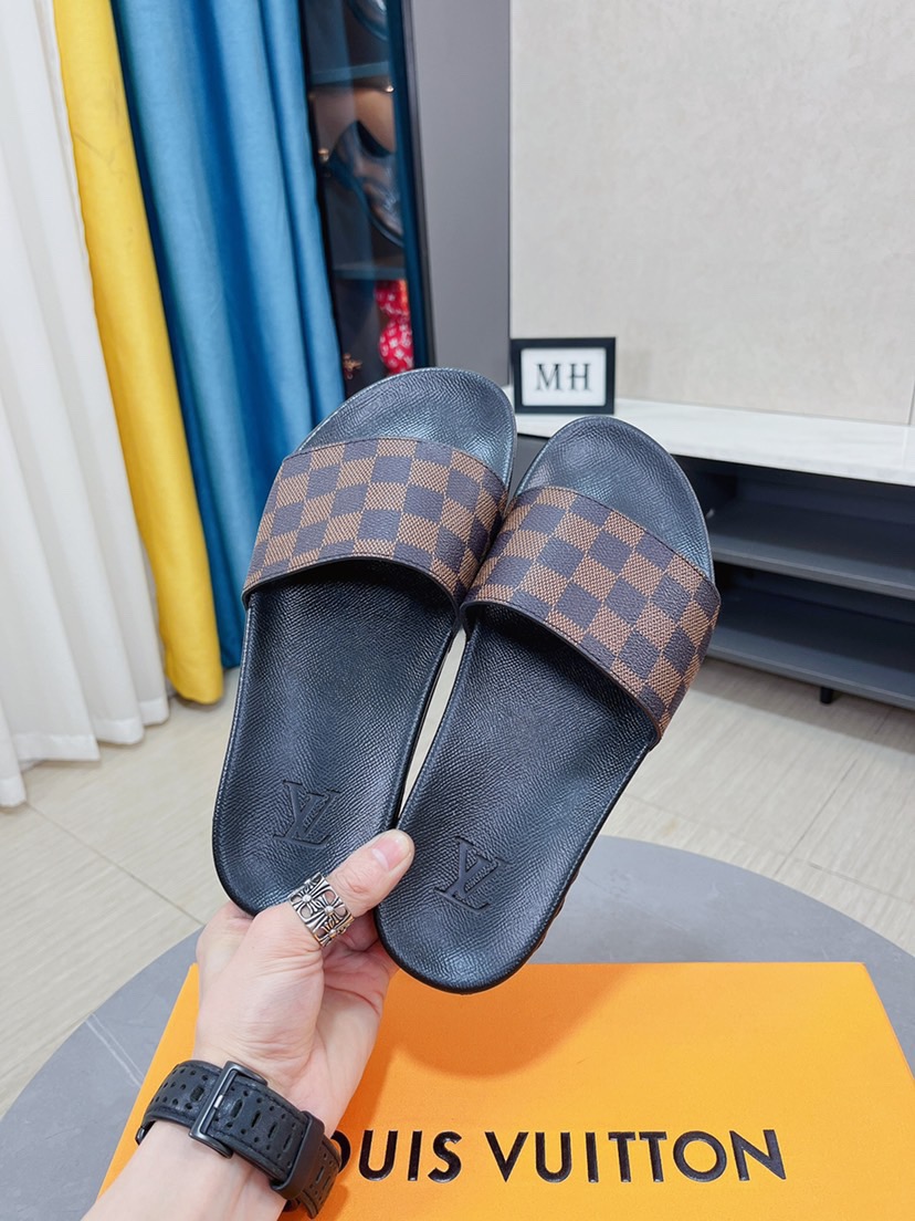 Men L*ouis V*uittona Top Slippers