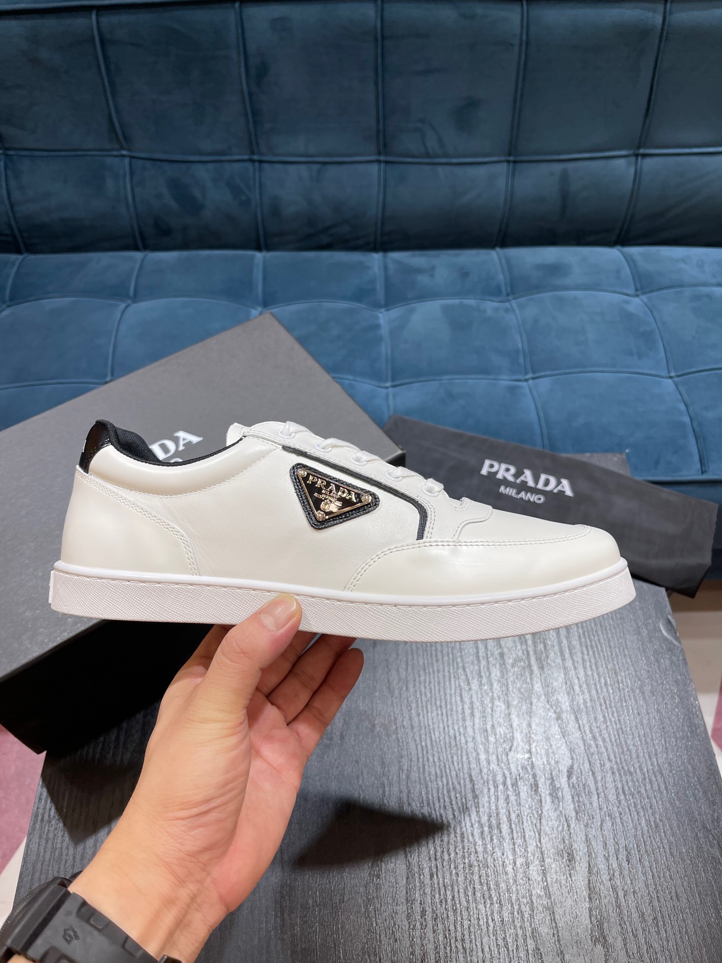 Men P*rada Top Sneaker