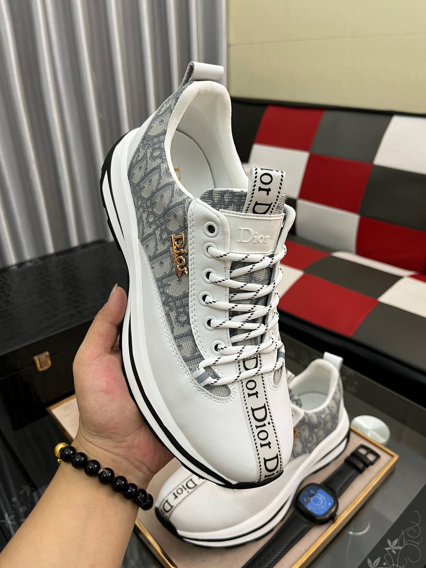 Men D*ior b30 Top Sneaker