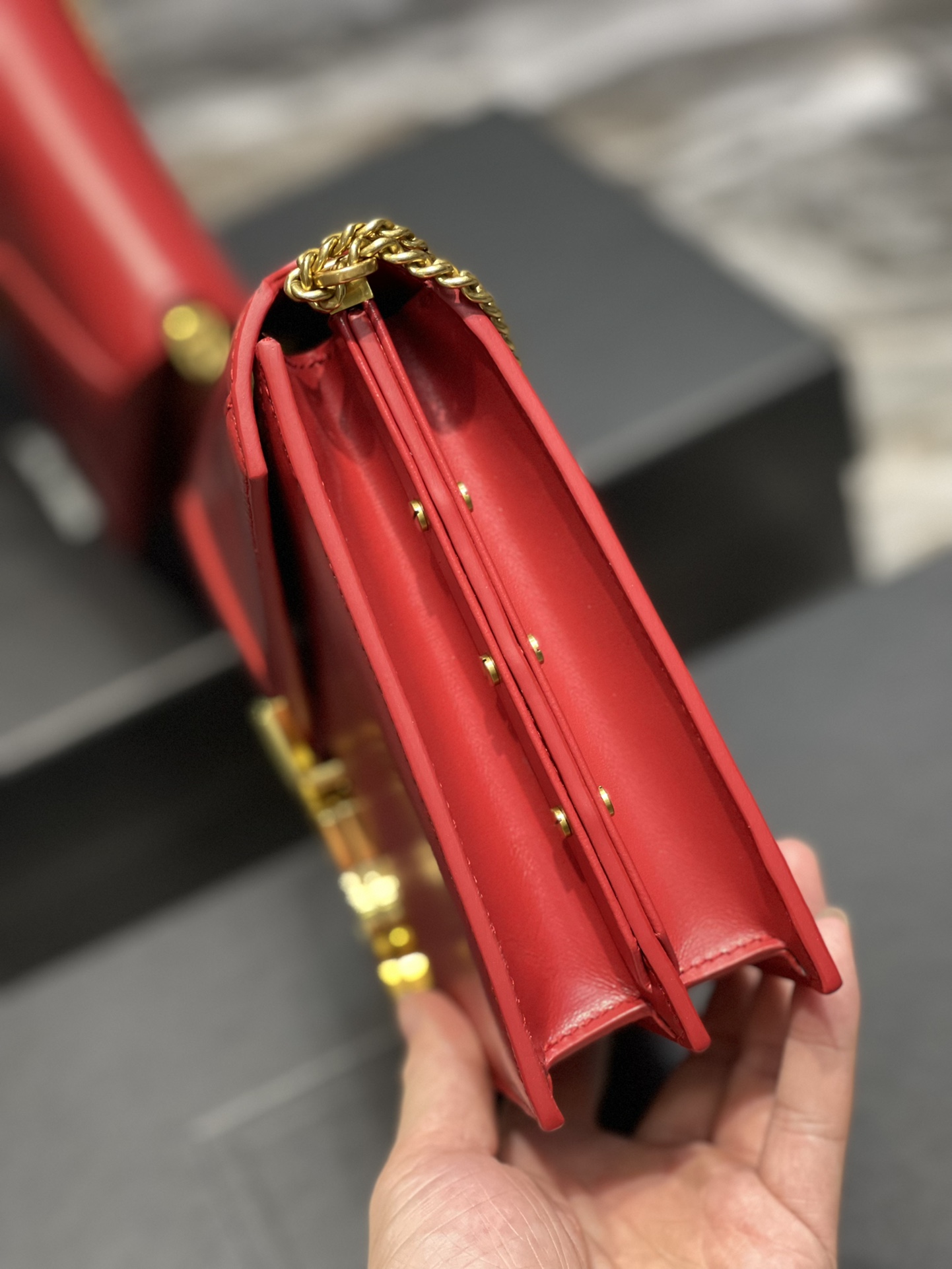 Y*SL Top Bag 22*16.5*5.5cm