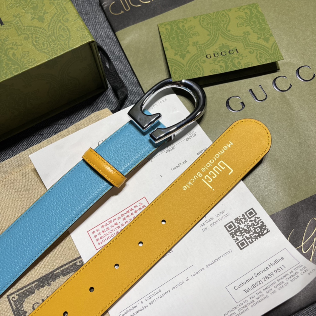 G*ucci Belts Top Quality 40MM