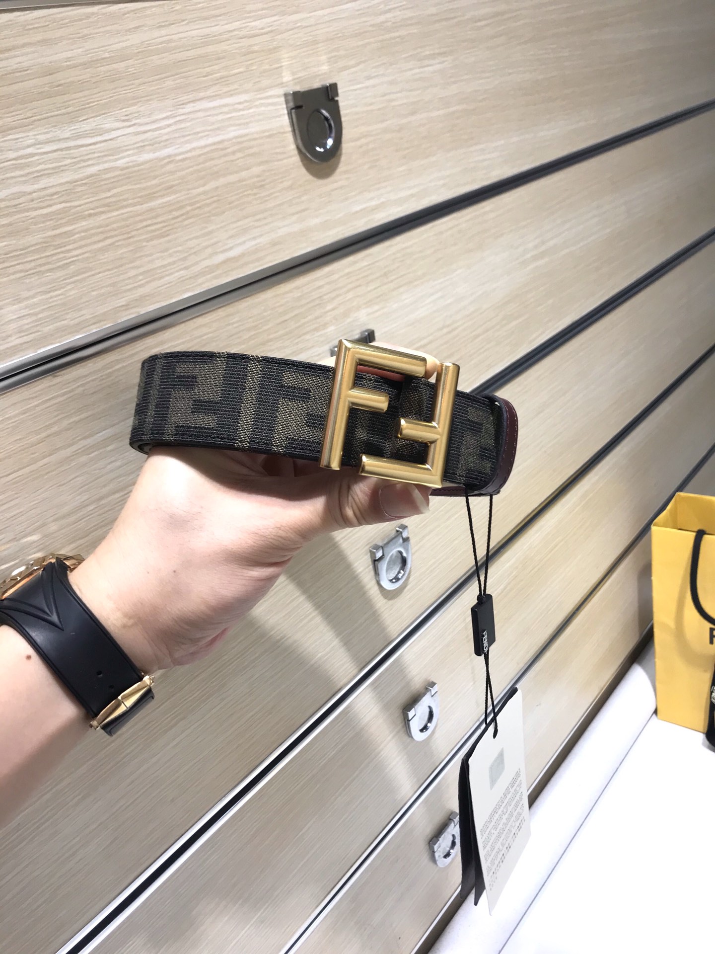 F*endi Belts Top Quality 35MM