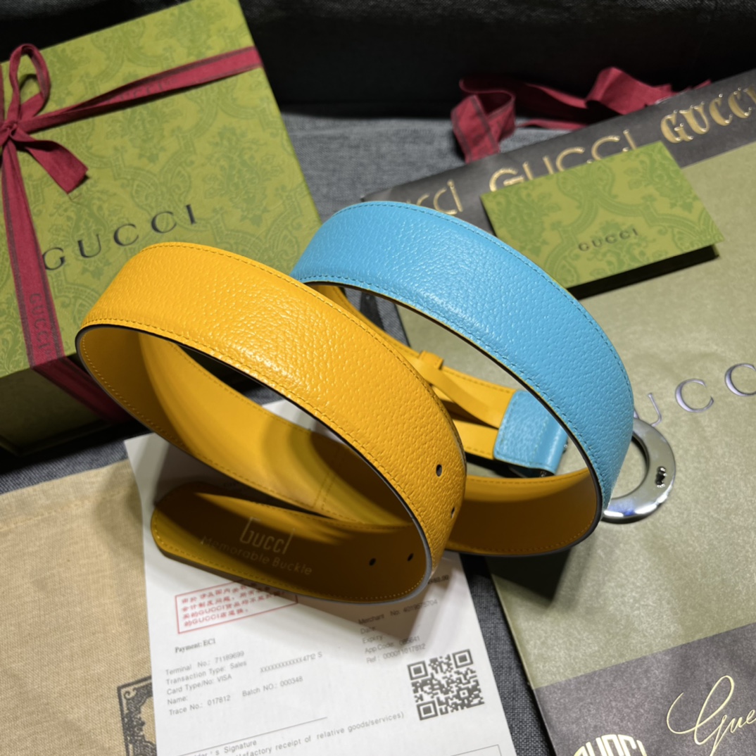 G*ucci Belts Top Quality 40MM