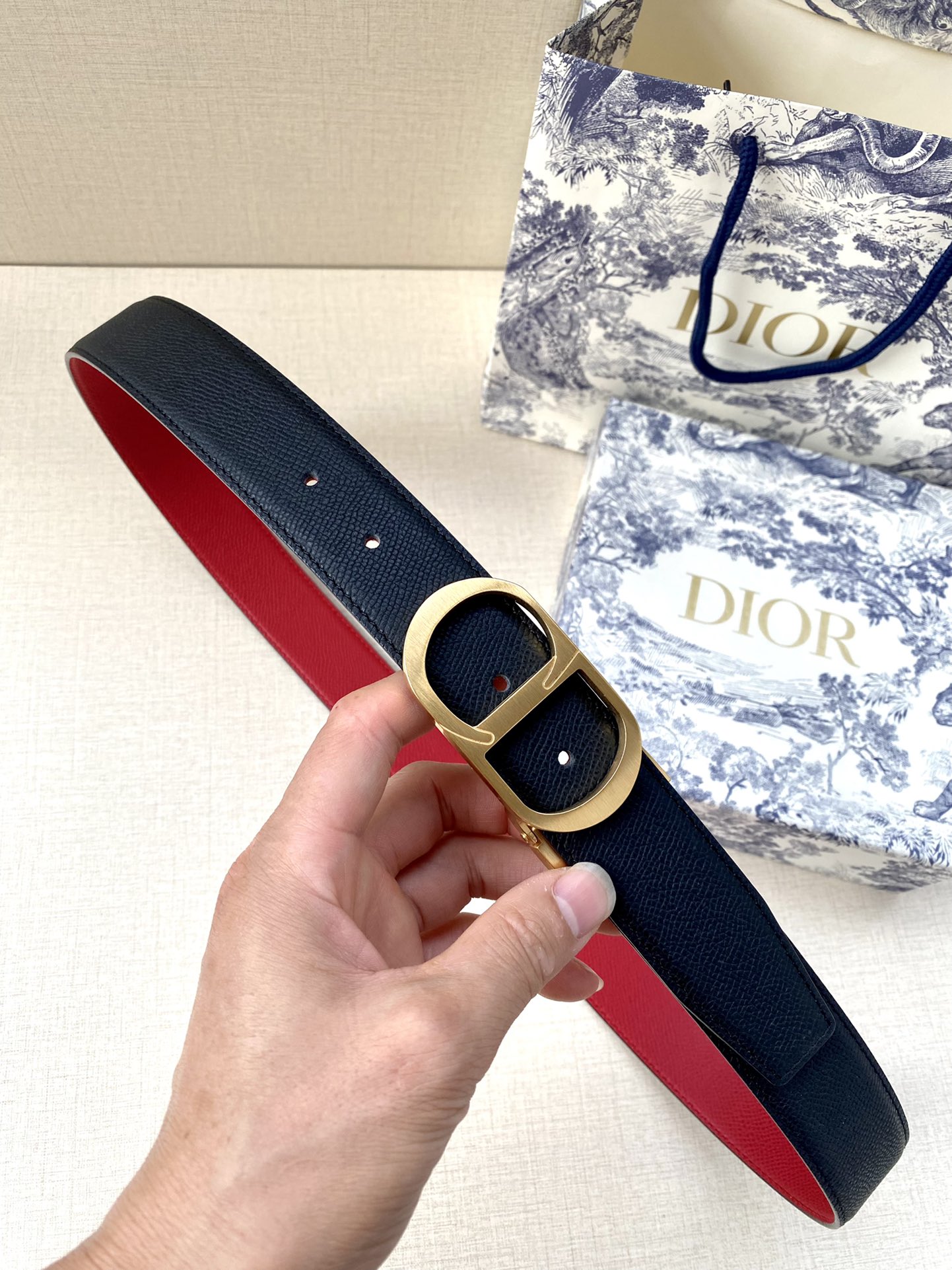 D*ior Belts Top Quality 35MM