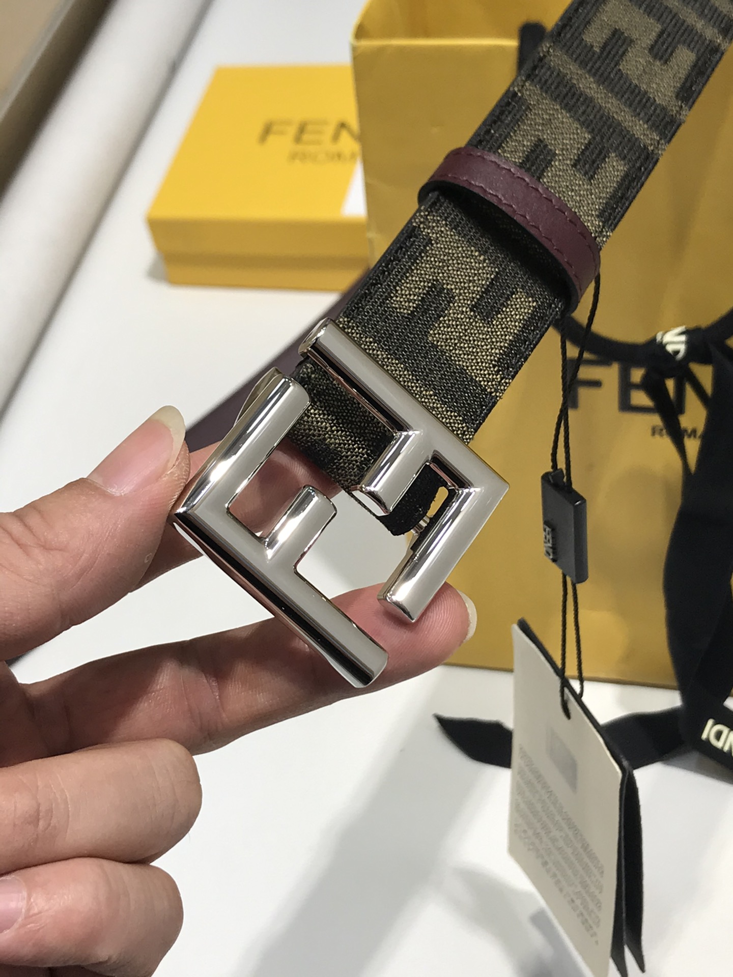 F*endi Belts Top Quality 35MM