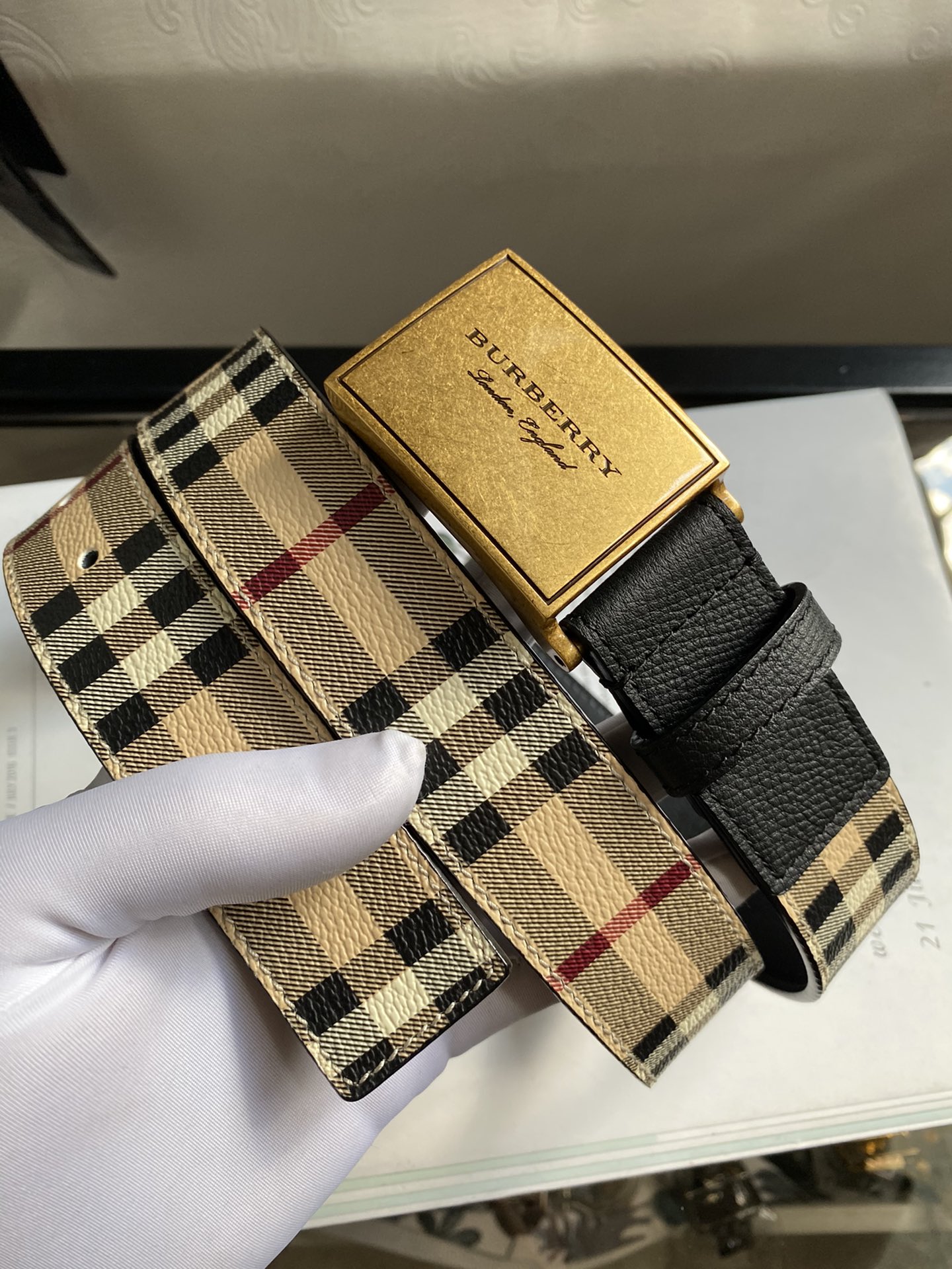 B*urberrry Belts Top Quality 35MM