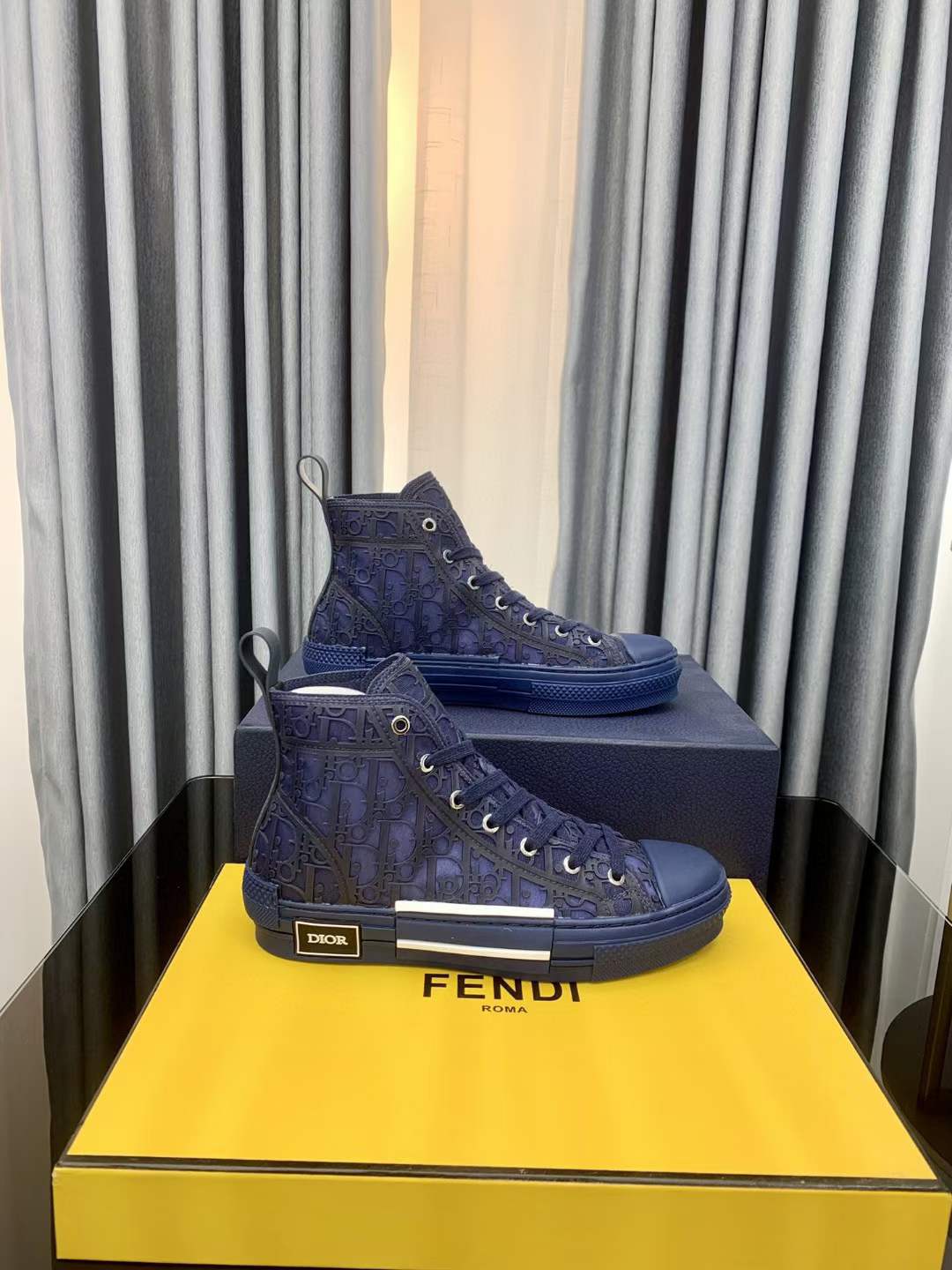 Men Women D*ior Top Sneakers