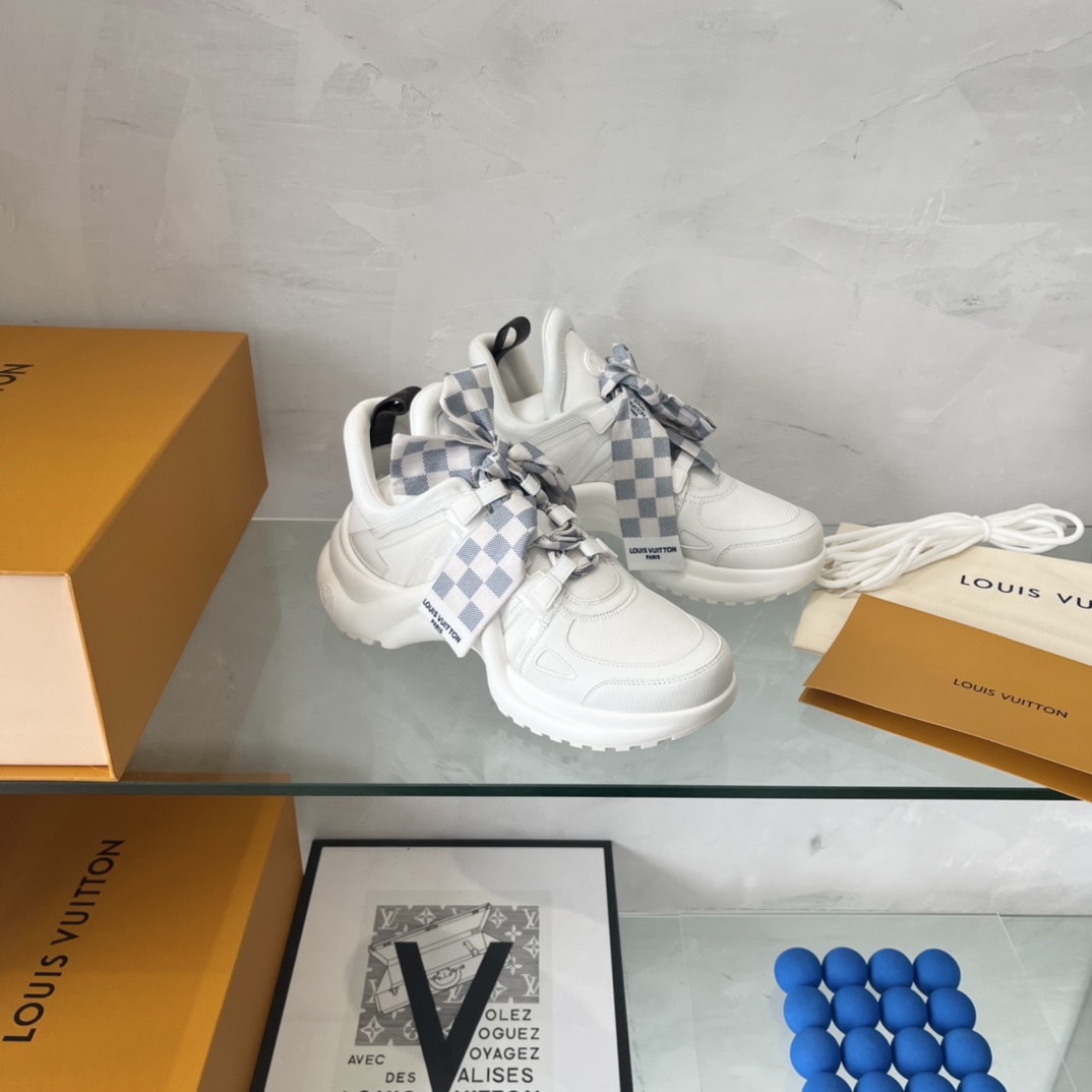 Women L*ouis V*uitton Top Sneaker Sneakers Maikesneakers