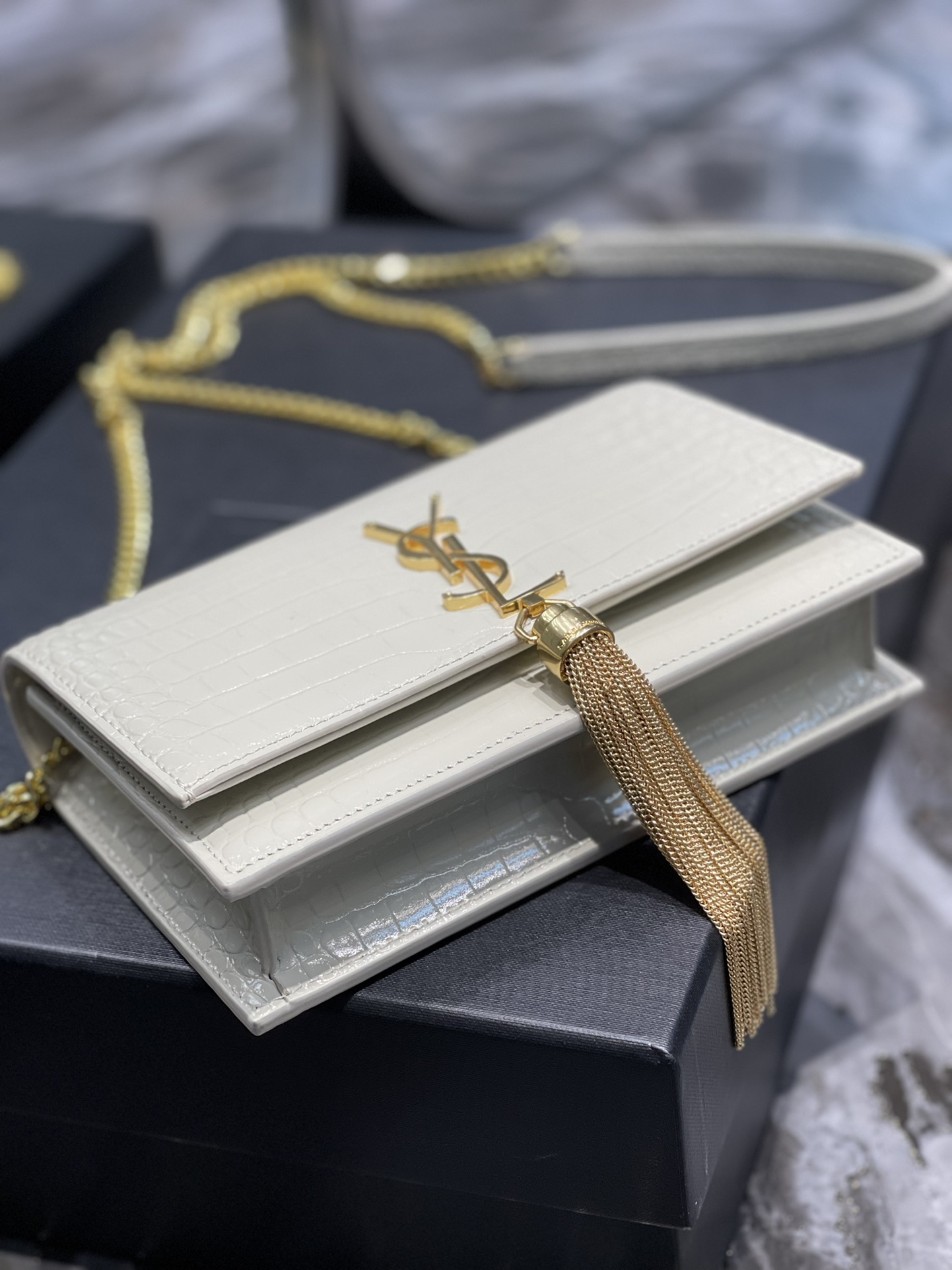 Y*SL Bag Top Quality 19*12.5*4CM