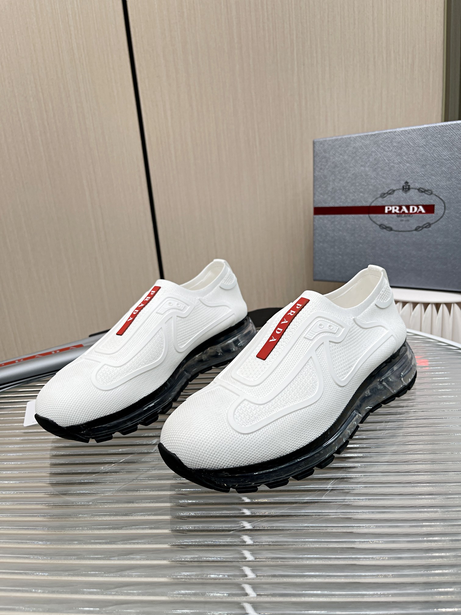 Men P*rada Top Sneaker ( )