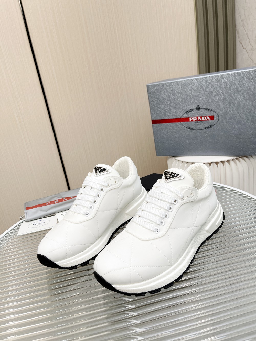 Men P*rada Top Sneaker ( )