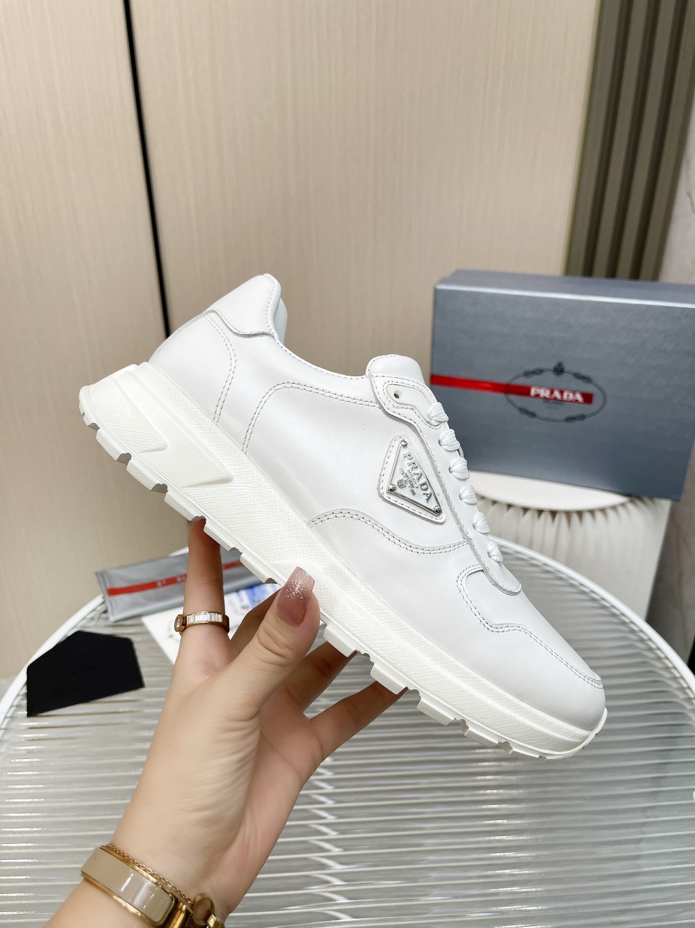 Men P*rada Top Sneaker ( )