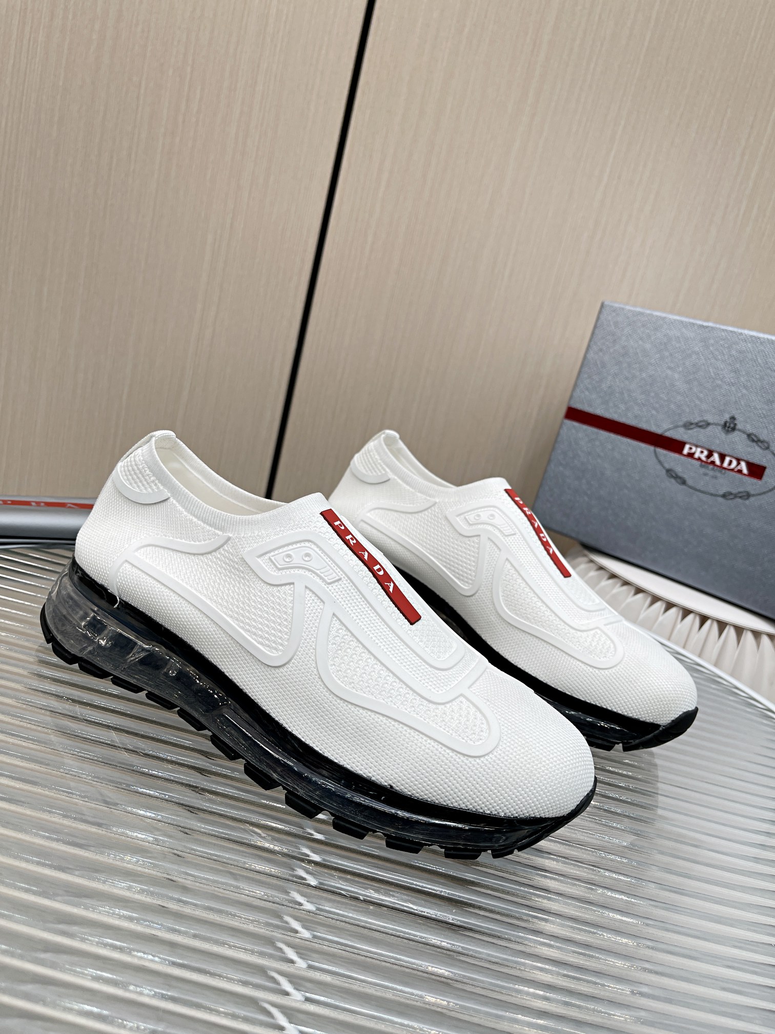 Men P*rada Top Sneaker ( )