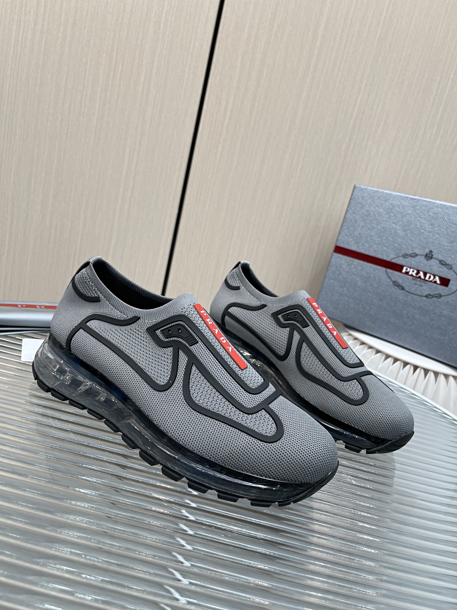 Men P*rada Top Sneaker （ ）